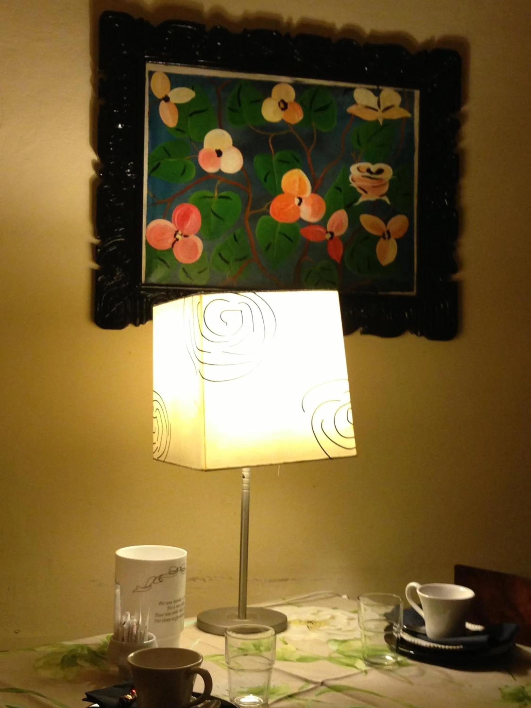 Decorative detail in Alberghino B&B