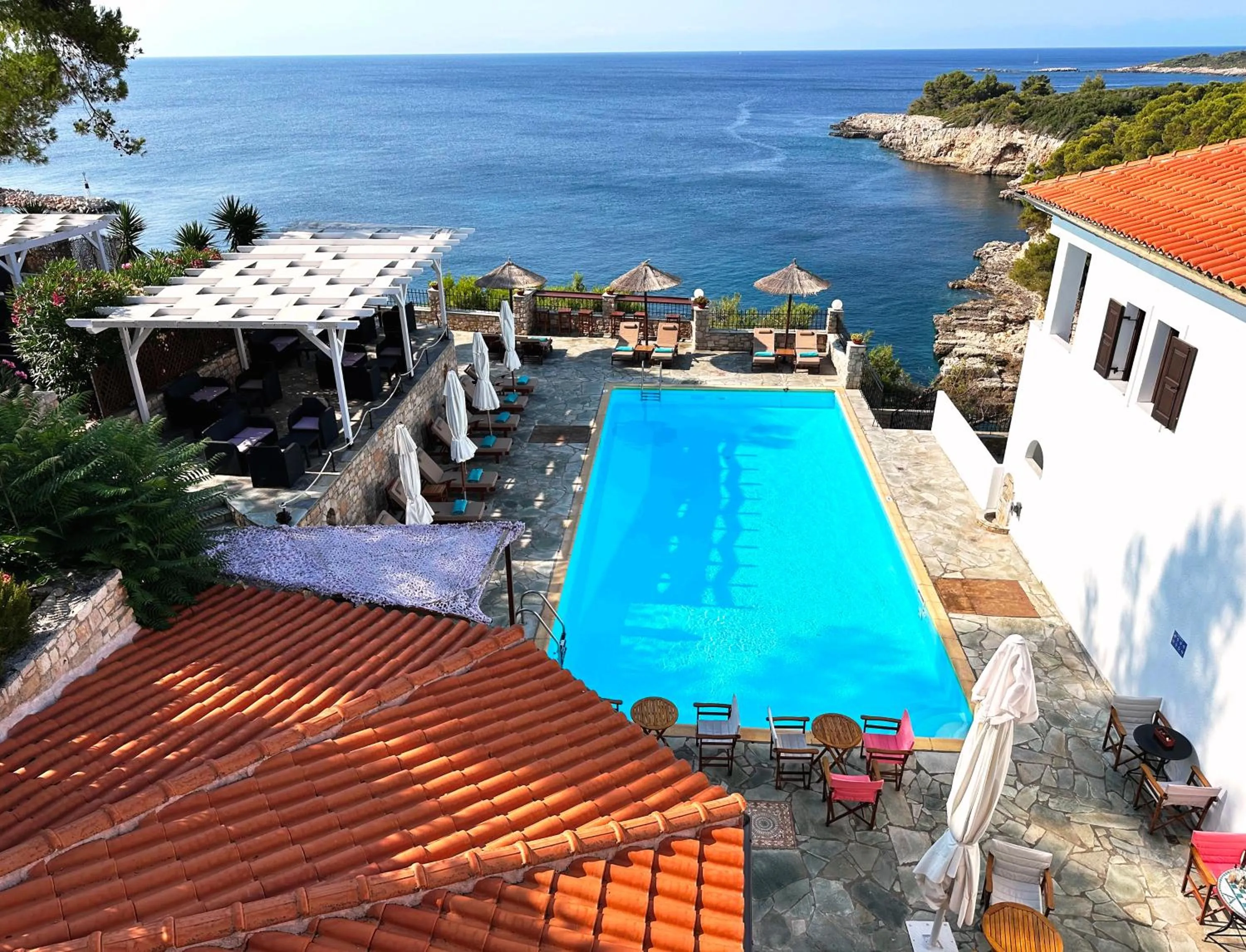 Pool view in Yalis Hotel
