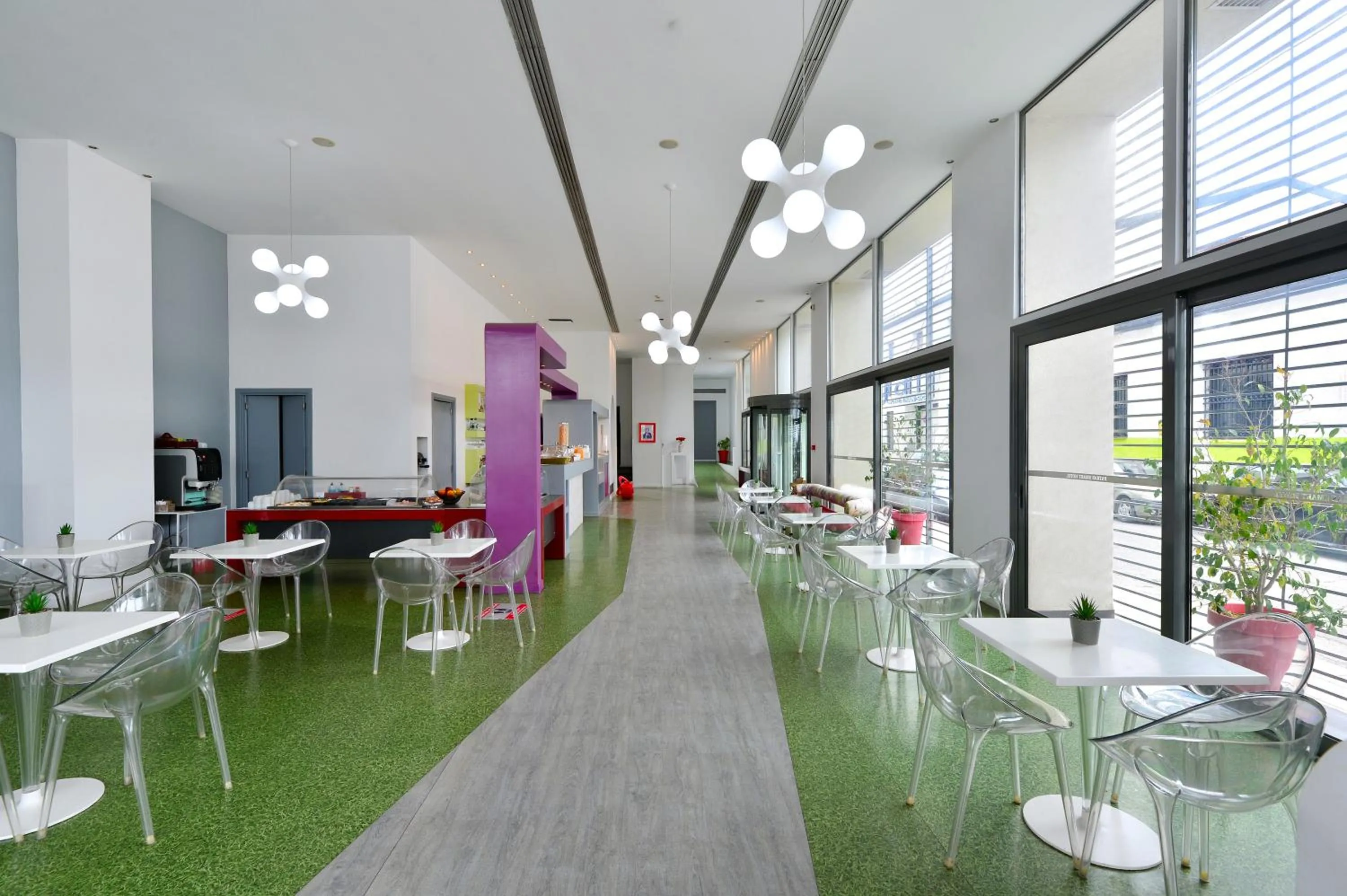 Lobby or reception in Airotel Patras Smart Hotel