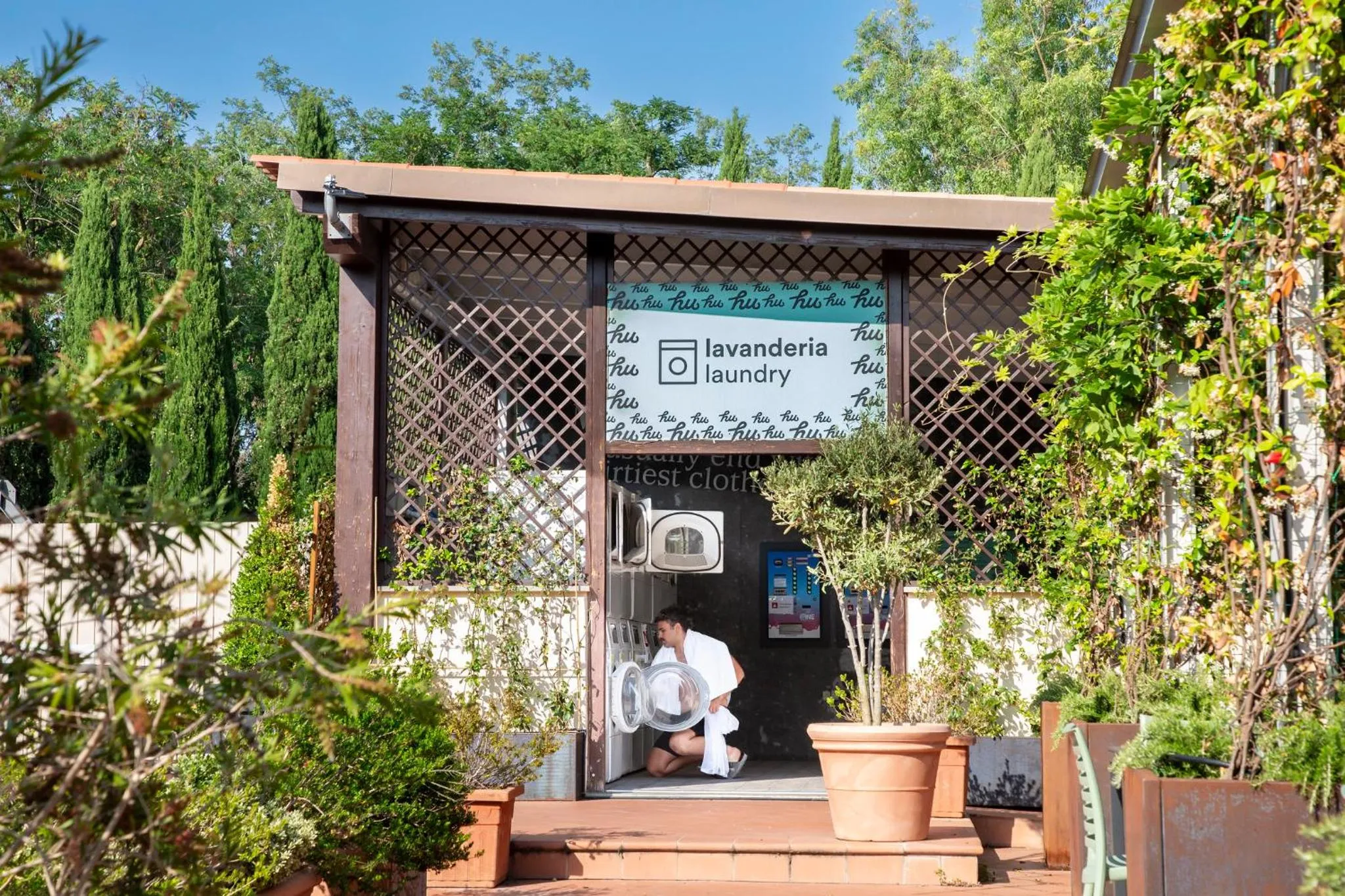 laundry in hu Roma Camping In Town