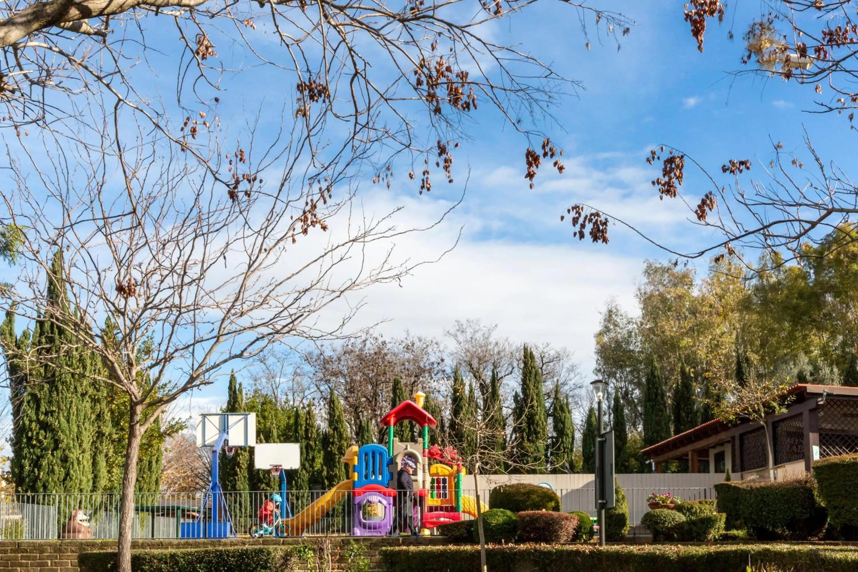 Children play ground in hu Roma Camping In Town