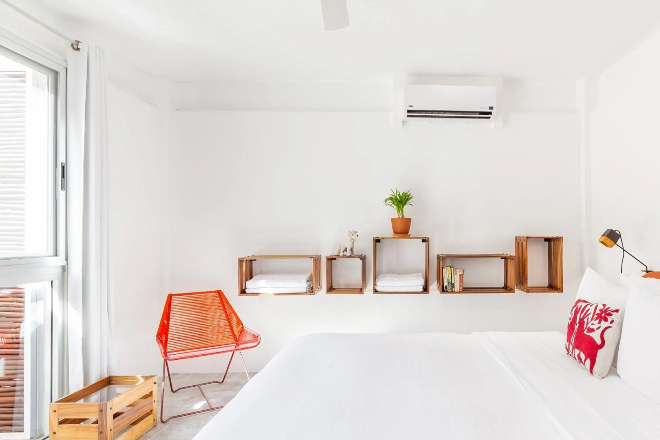 Bedroom, Bed in Casa de Piedra Tulum