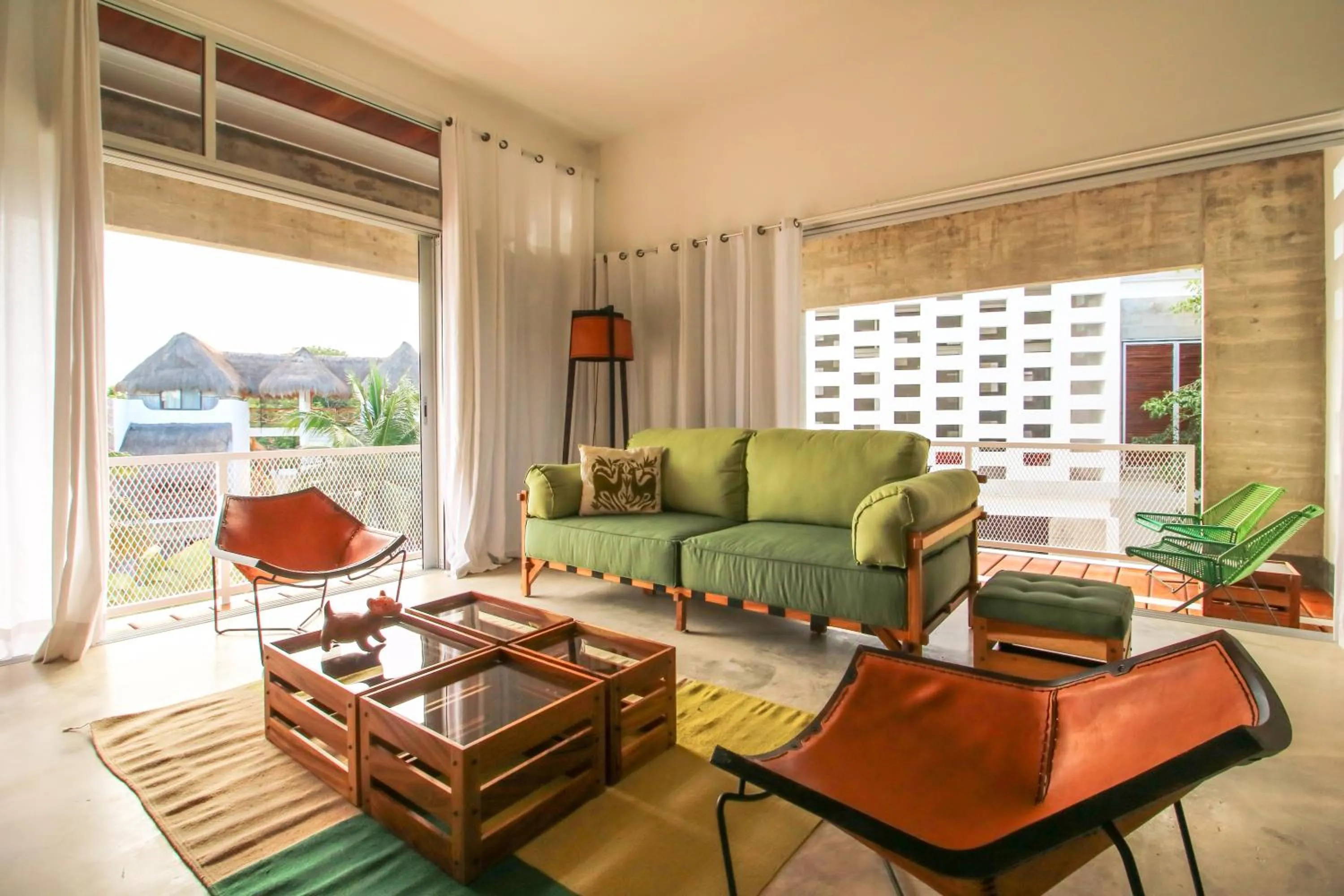 Balcony/Terrace in Casa de Piedra Tulum