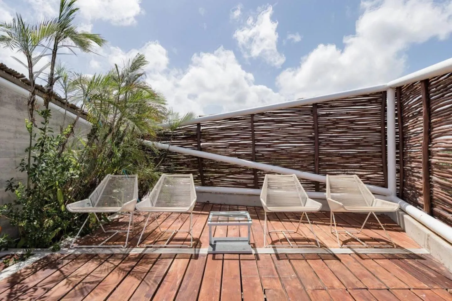 Patio in Casa de Piedra Tulum