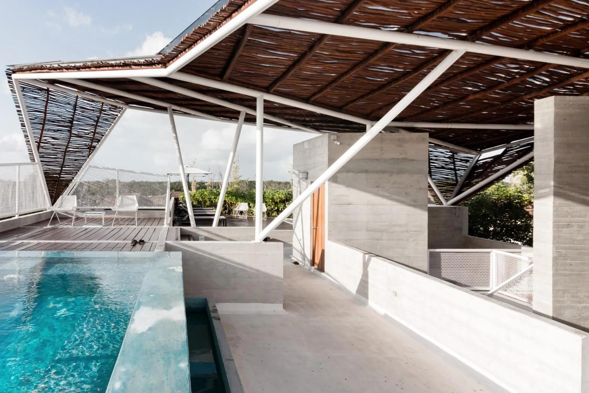 Balcony/Terrace in Casa de Piedra Tulum