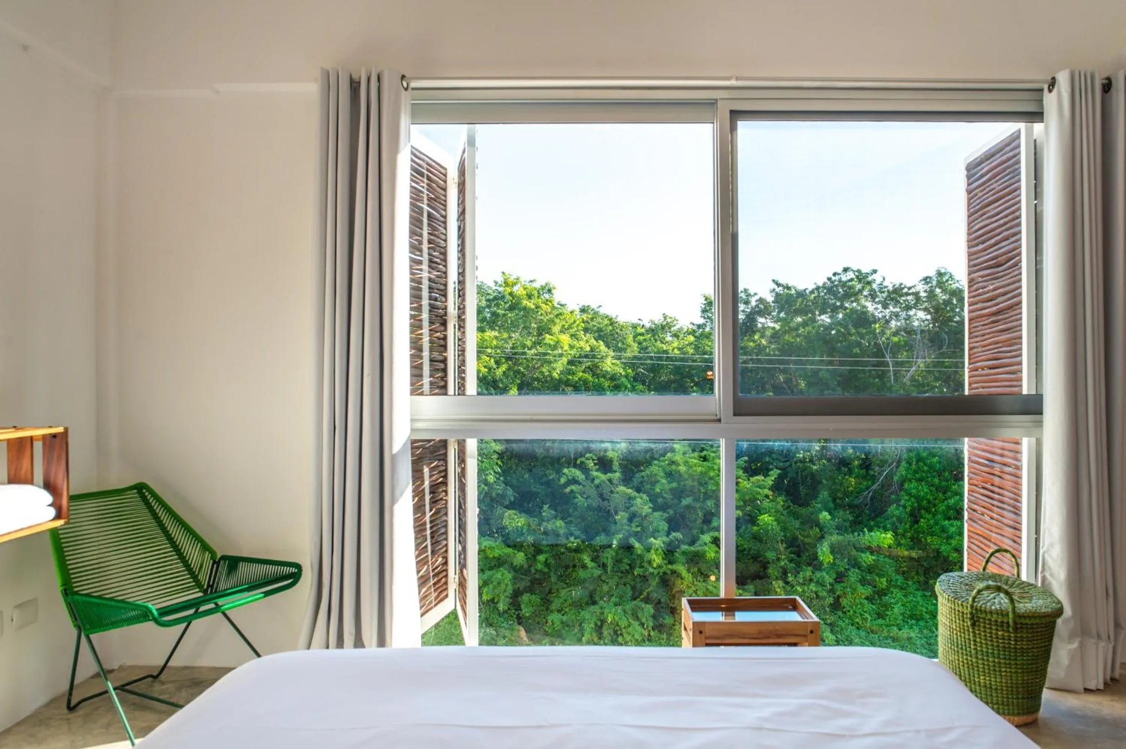 Bedroom, Bed in Casa de Piedra Tulum