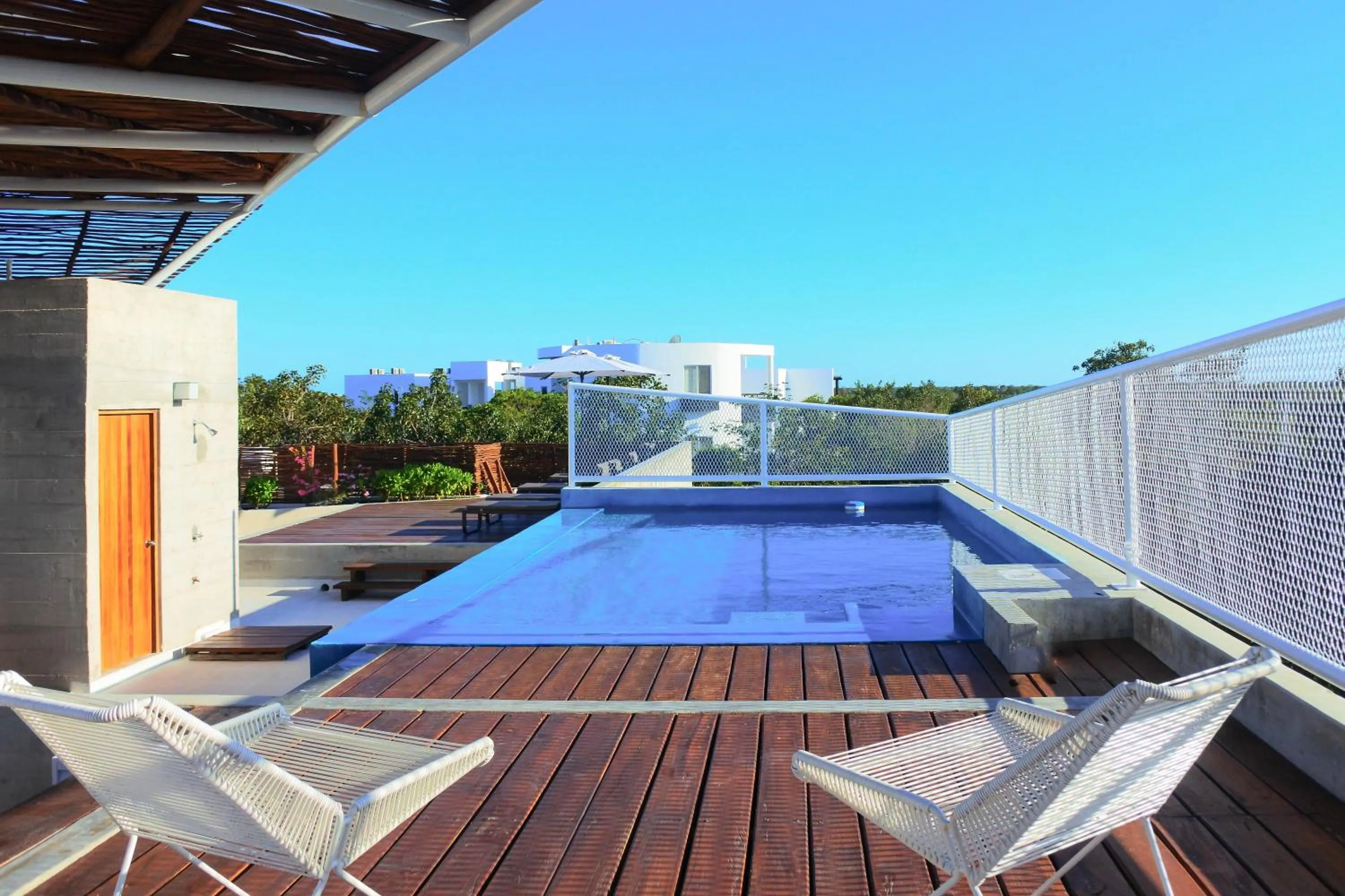 Balcony/Terrace in Casa de Piedra Tulum