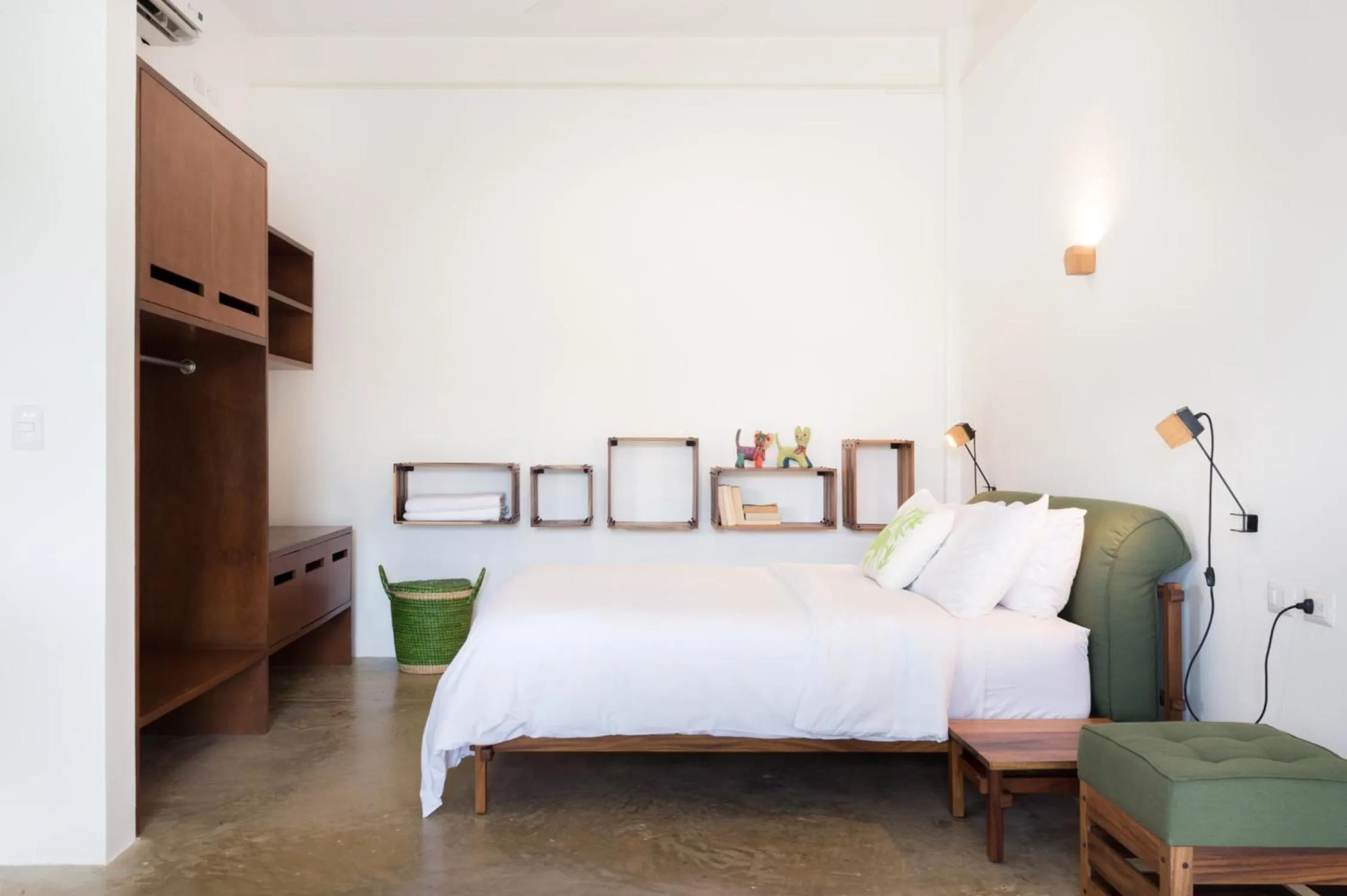 Bed in Casa de Piedra Tulum