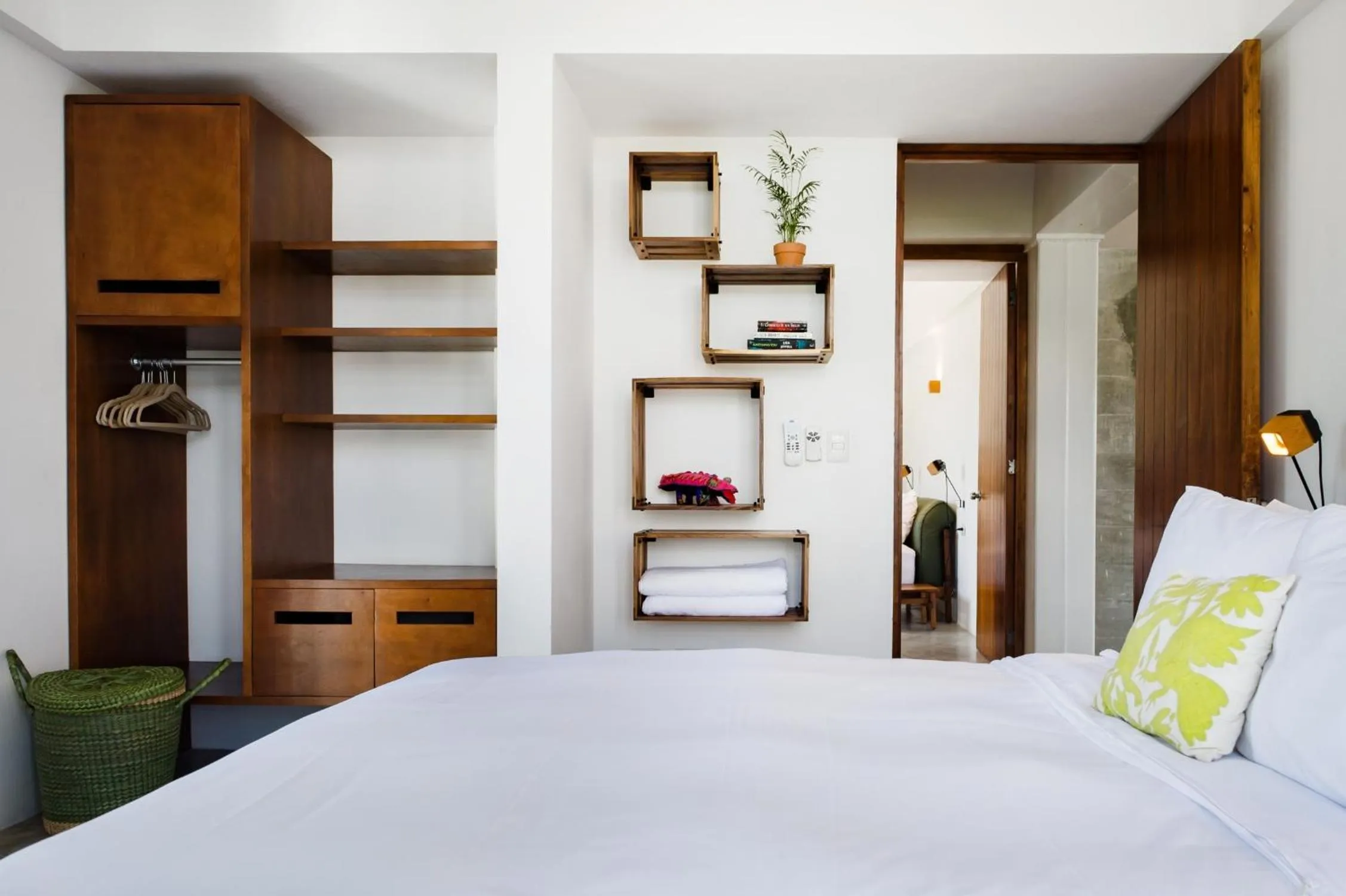 Bedroom, Bed in Casa de Piedra Tulum