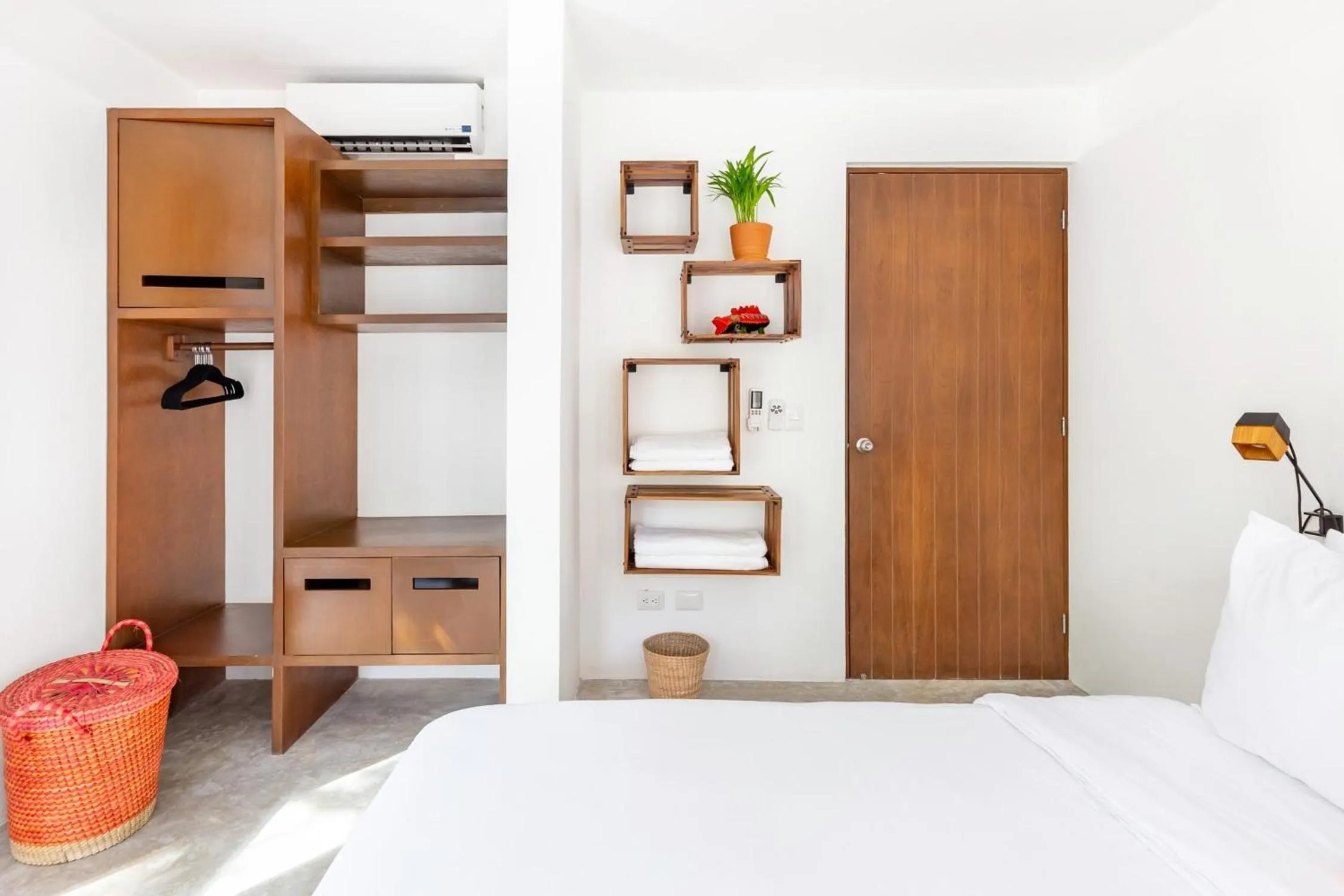 Bedroom, Bed in Casa de Piedra Tulum