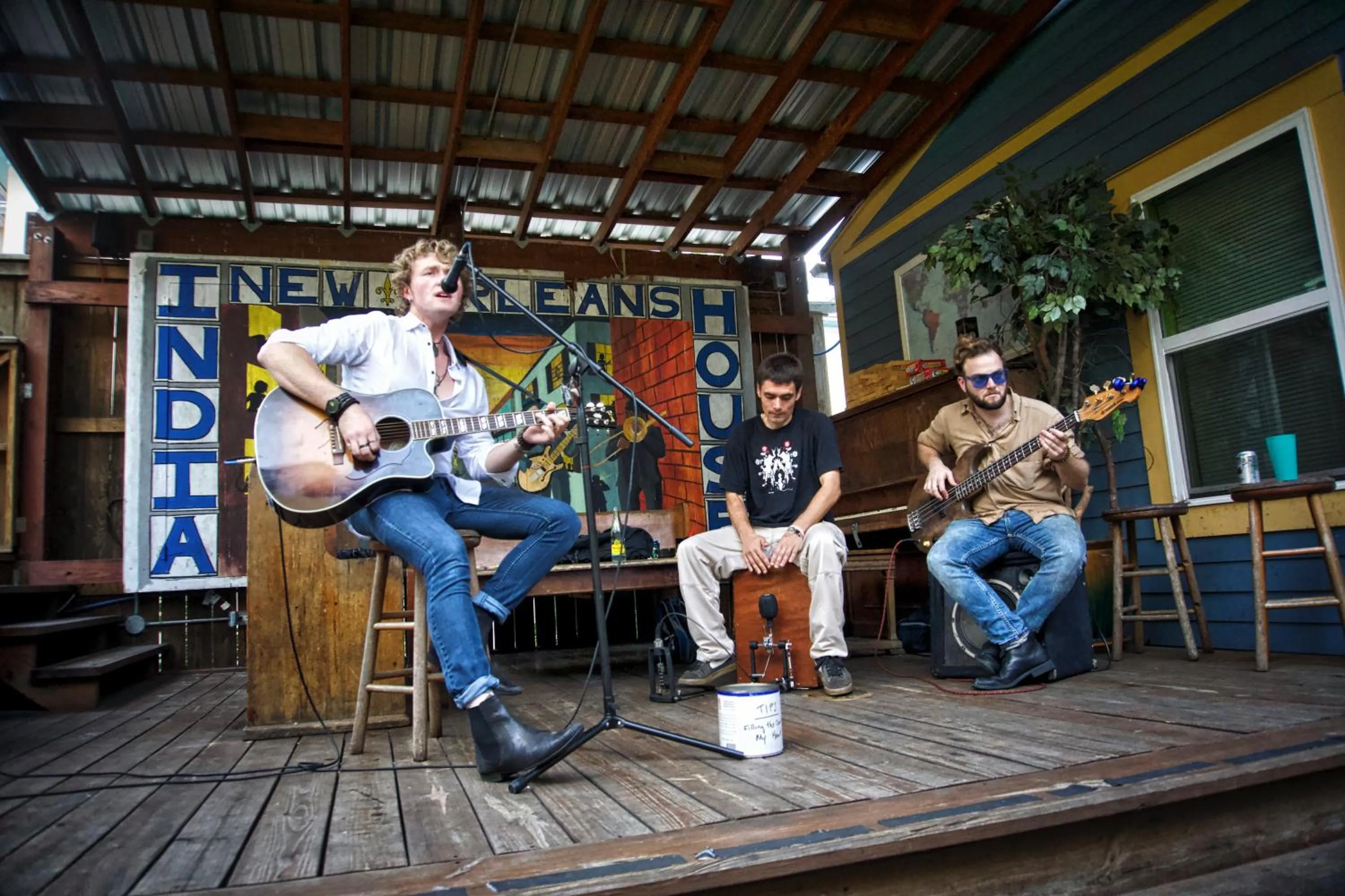 People in India House Hostel