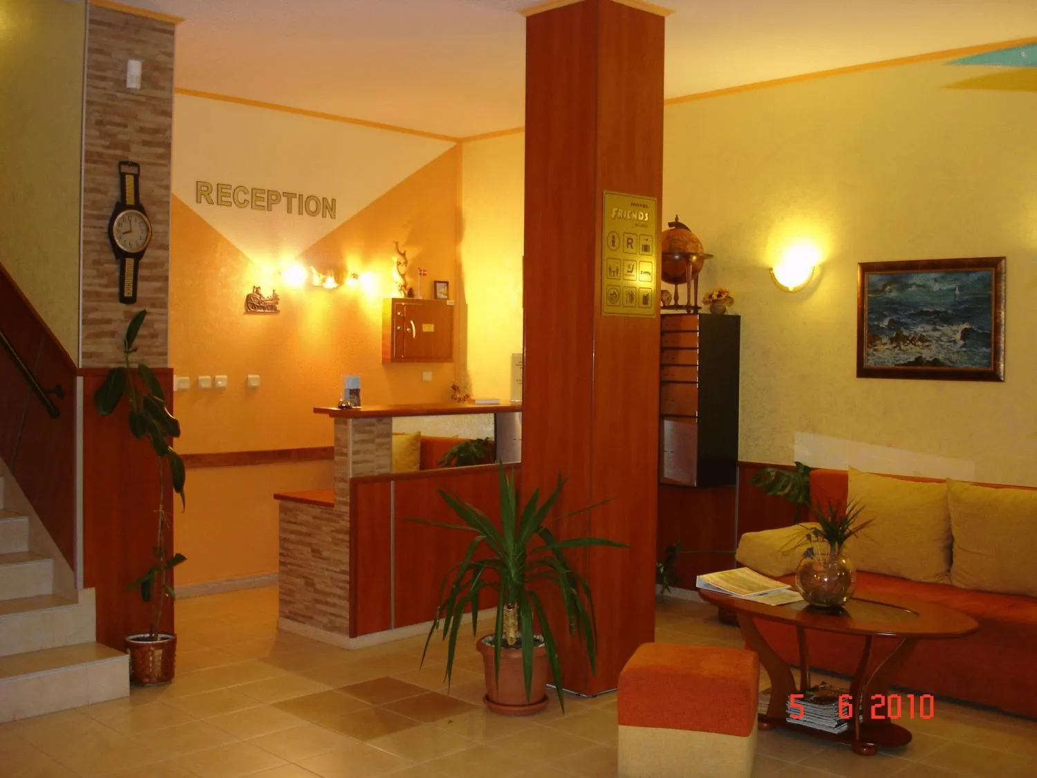 Lobby or reception in Friends Family Hotel