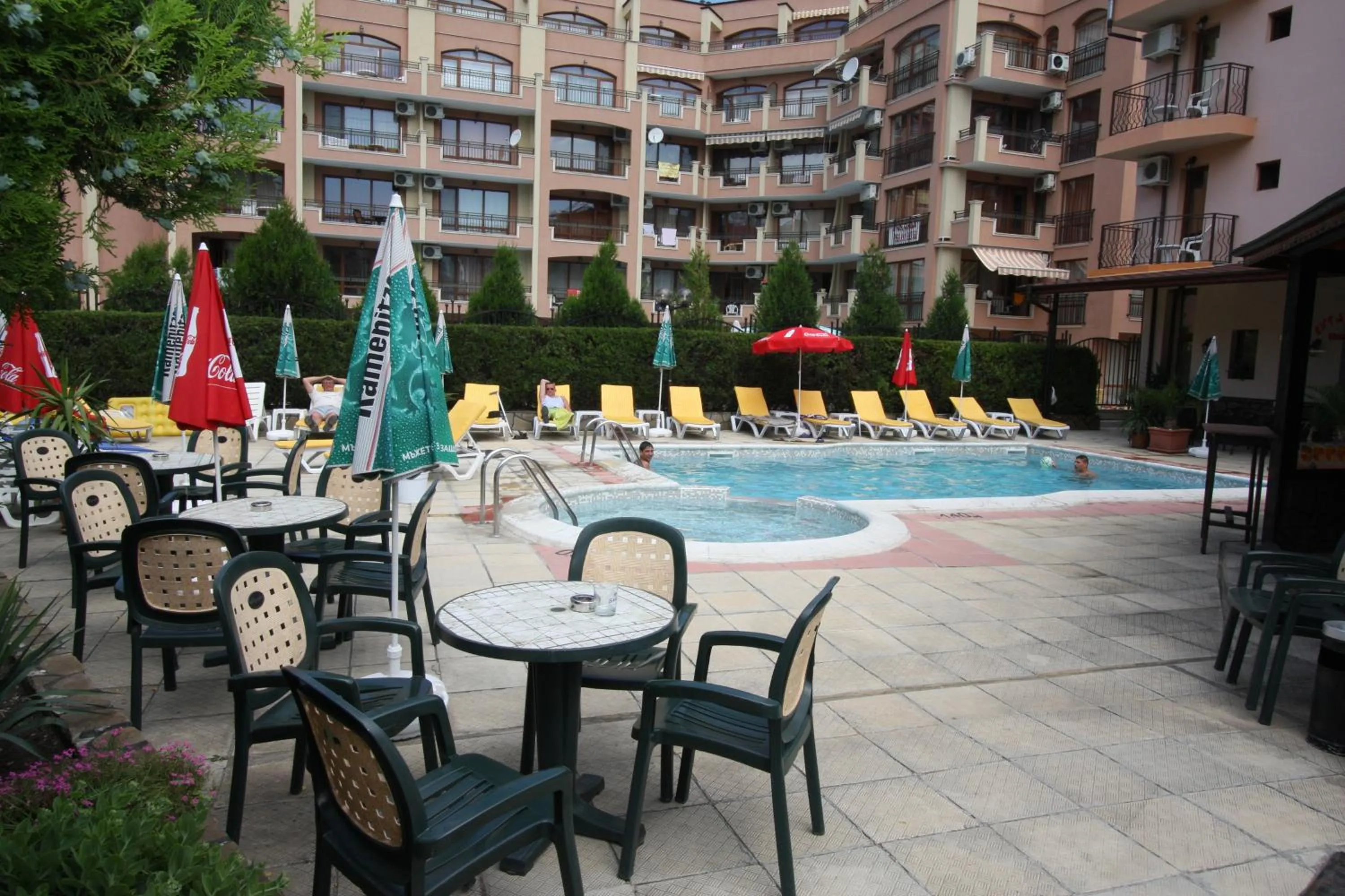 Patio in Friends Family Hotel