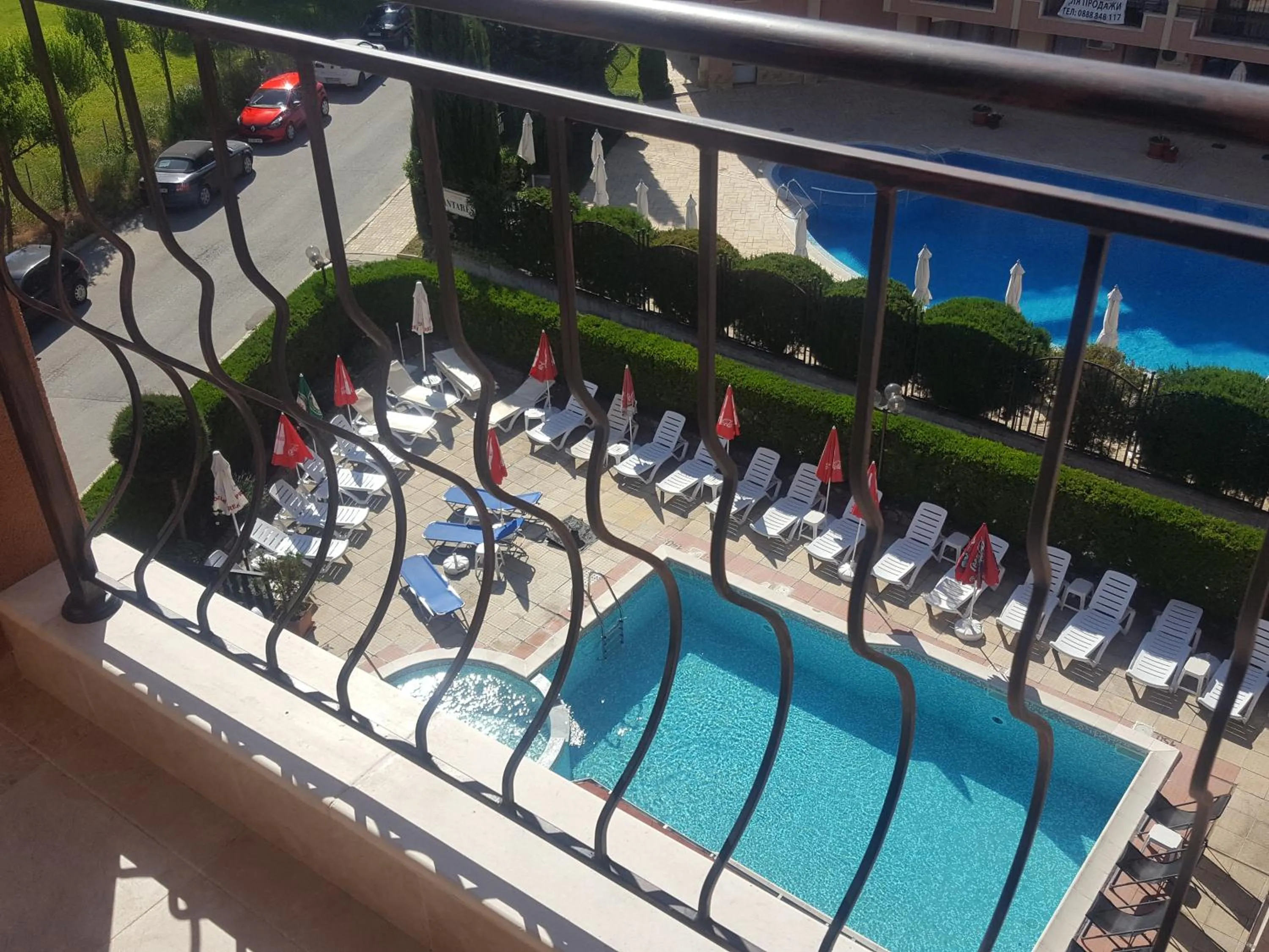 Pool view in Friends Family Hotel