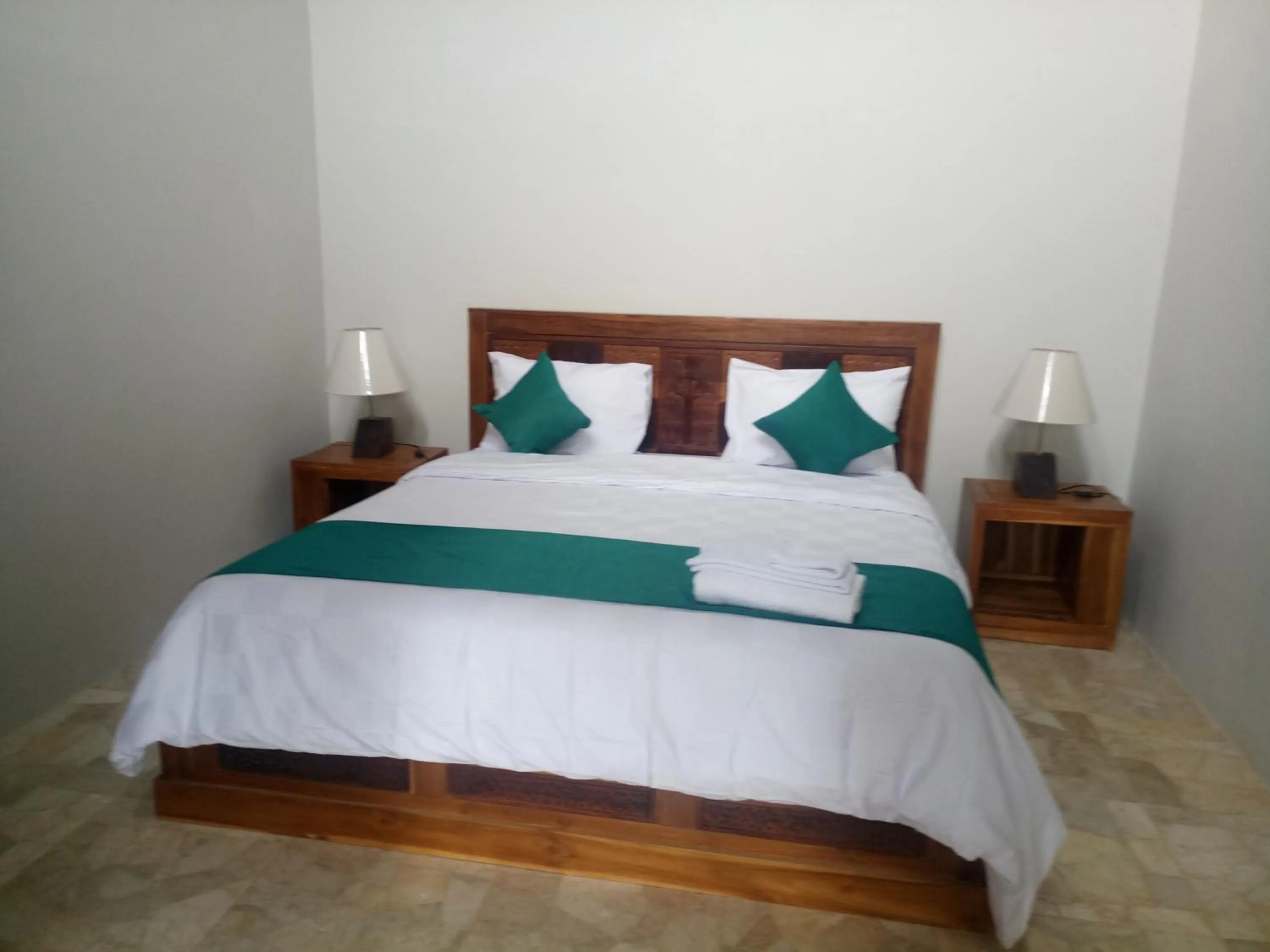 Bed in The Garden Villa