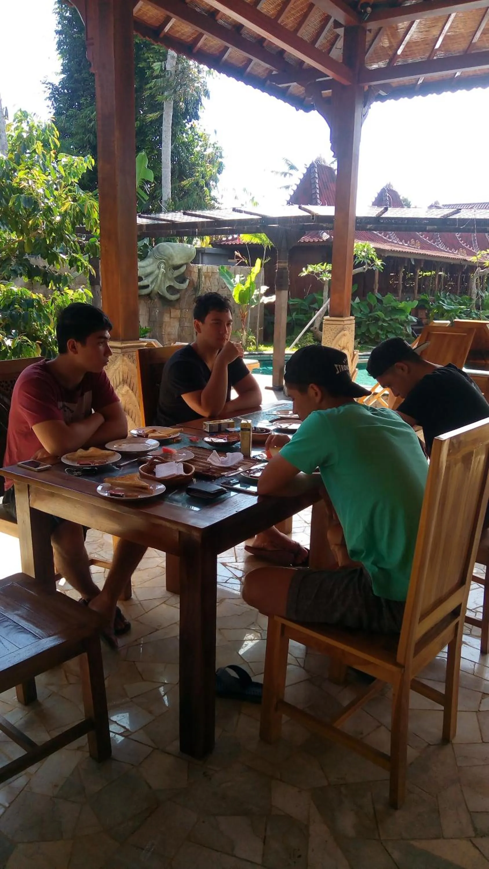 Breakfast in The Garden Villa