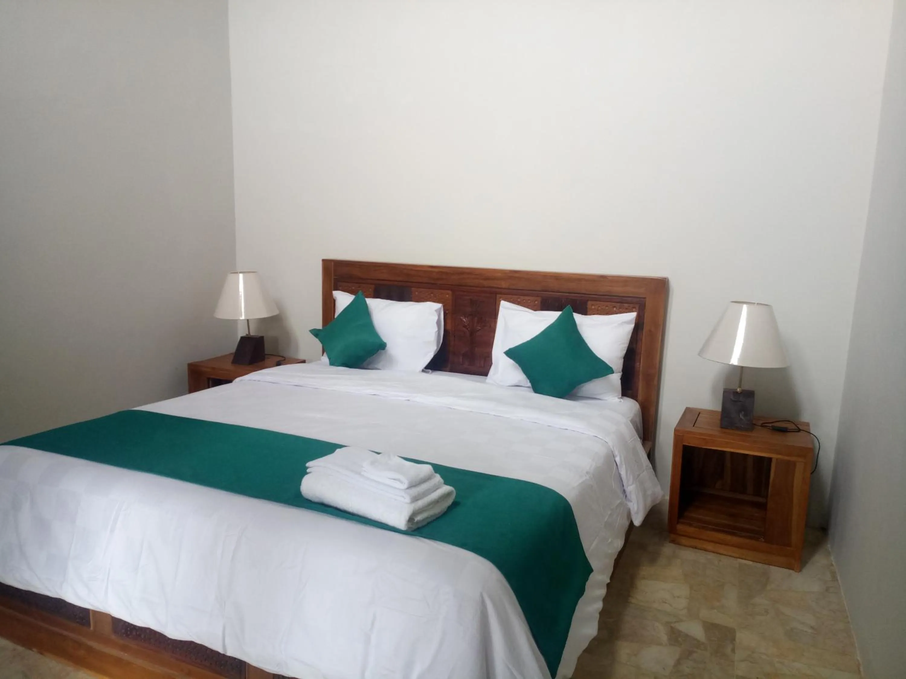 Bed in The Garden Villa