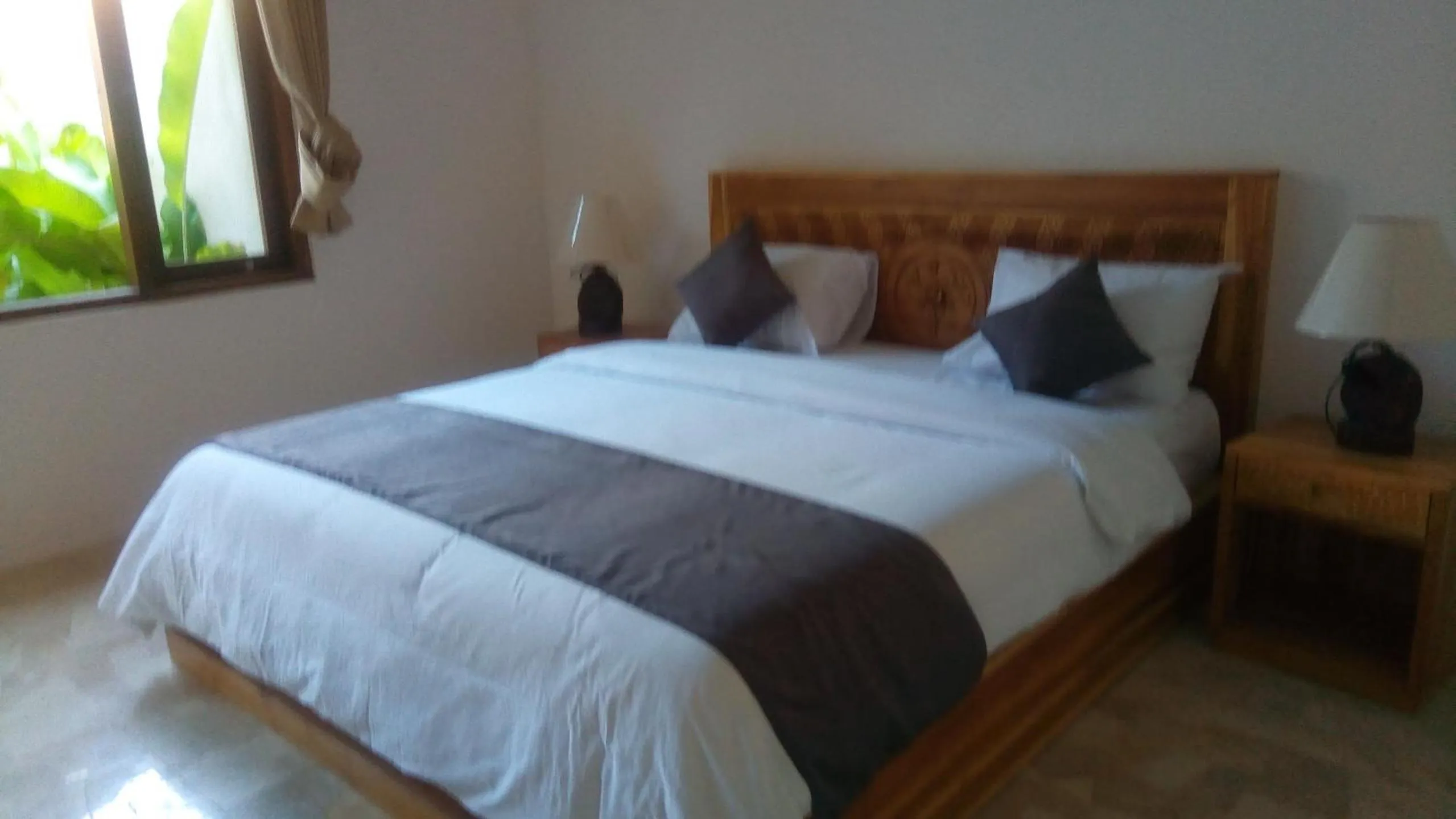 Bed in The Garden Villa