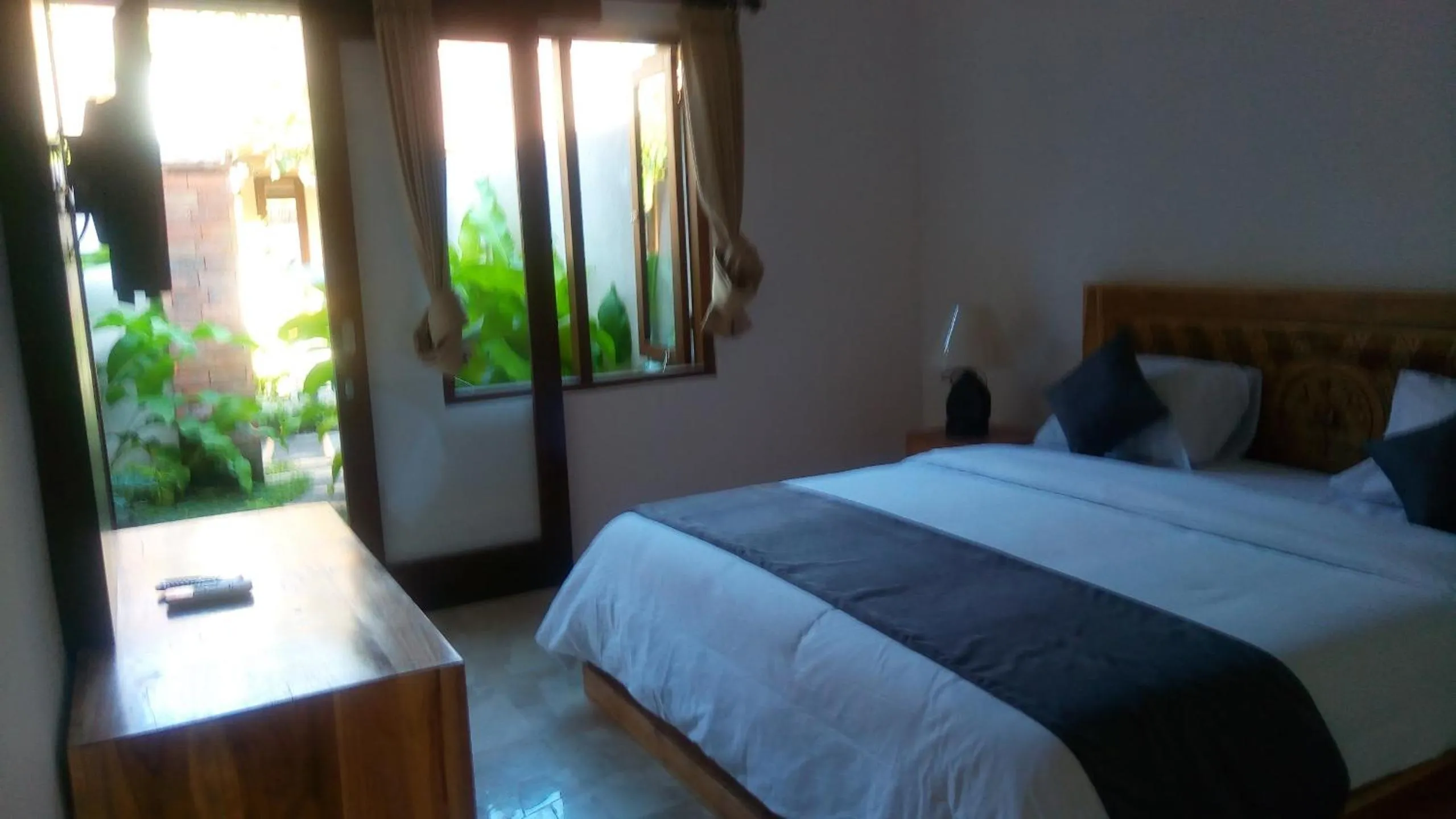 Bed in The Garden Villa