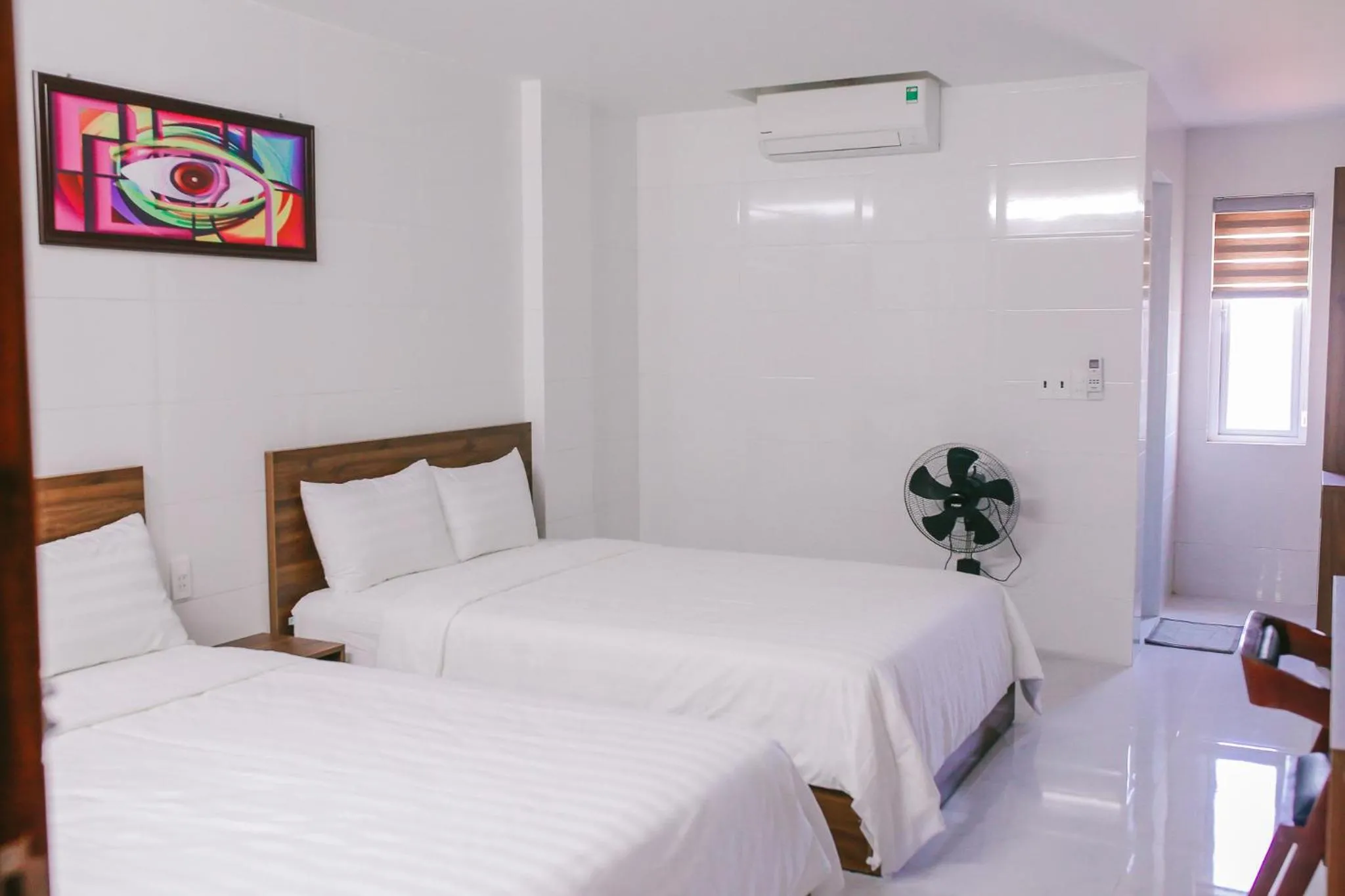 Bed in Vagibi Hotel