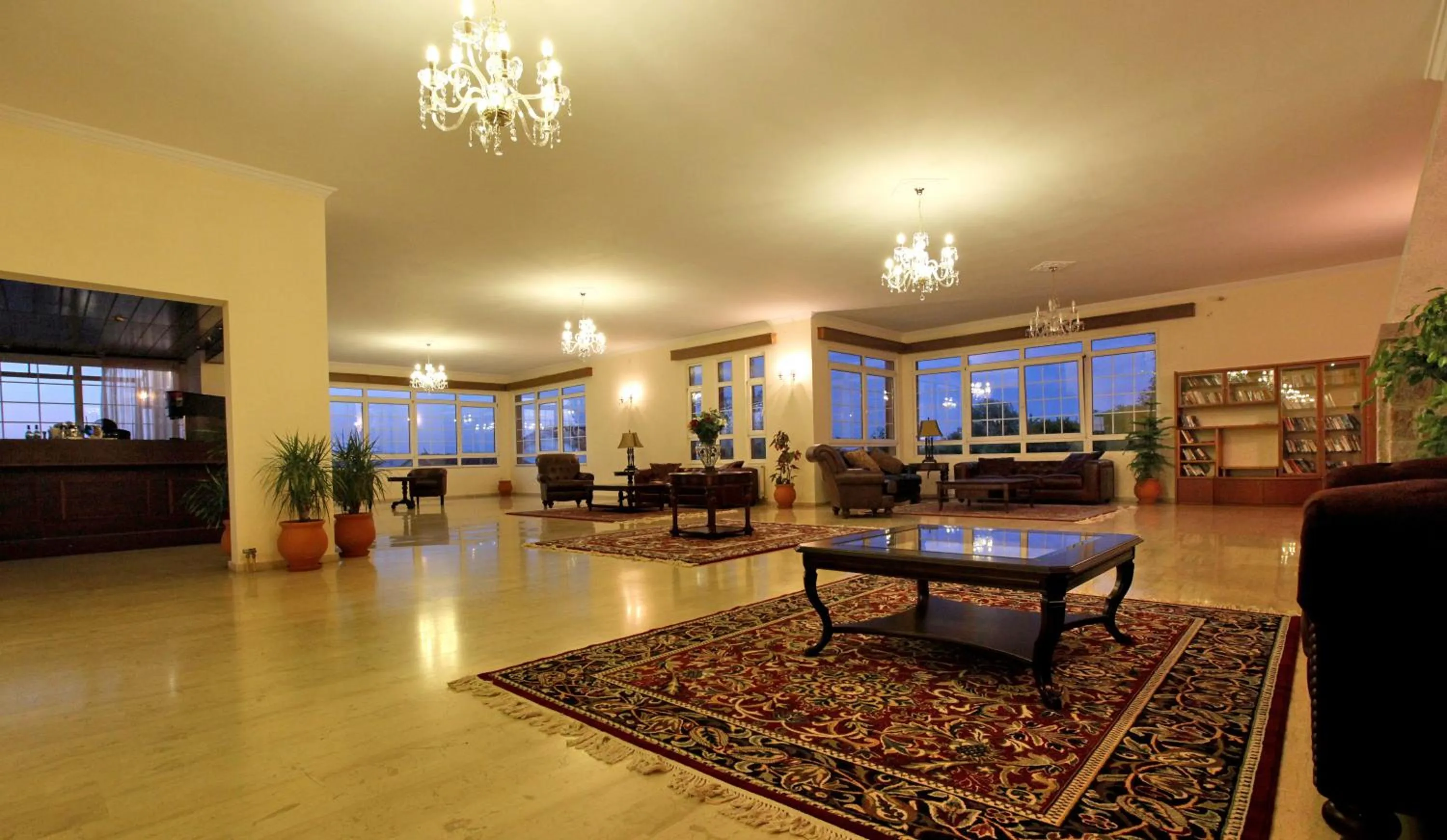 Library in Belvedere Aeolis Hotel