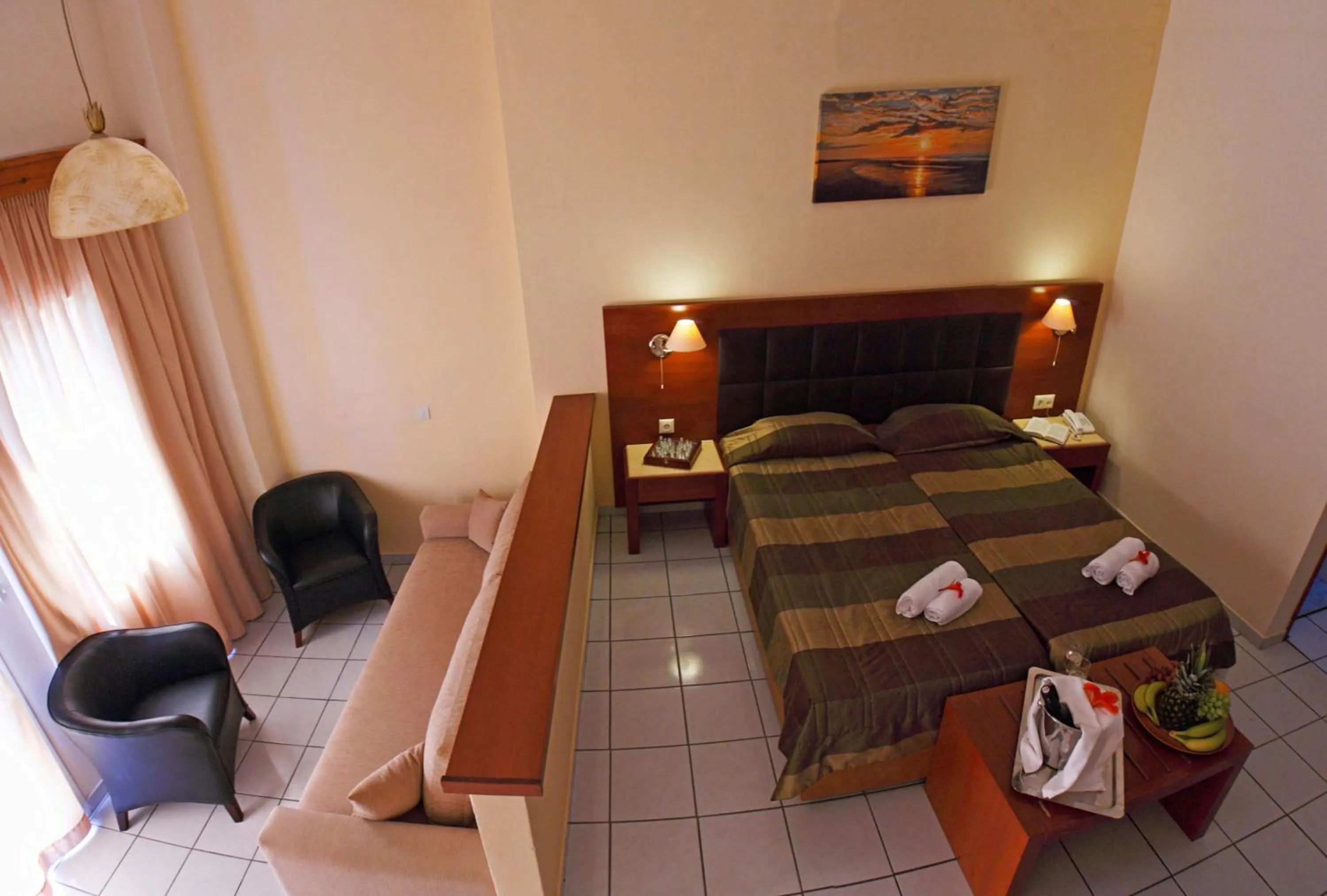 Bedroom, Bed in Belvedere Aeolis Hotel