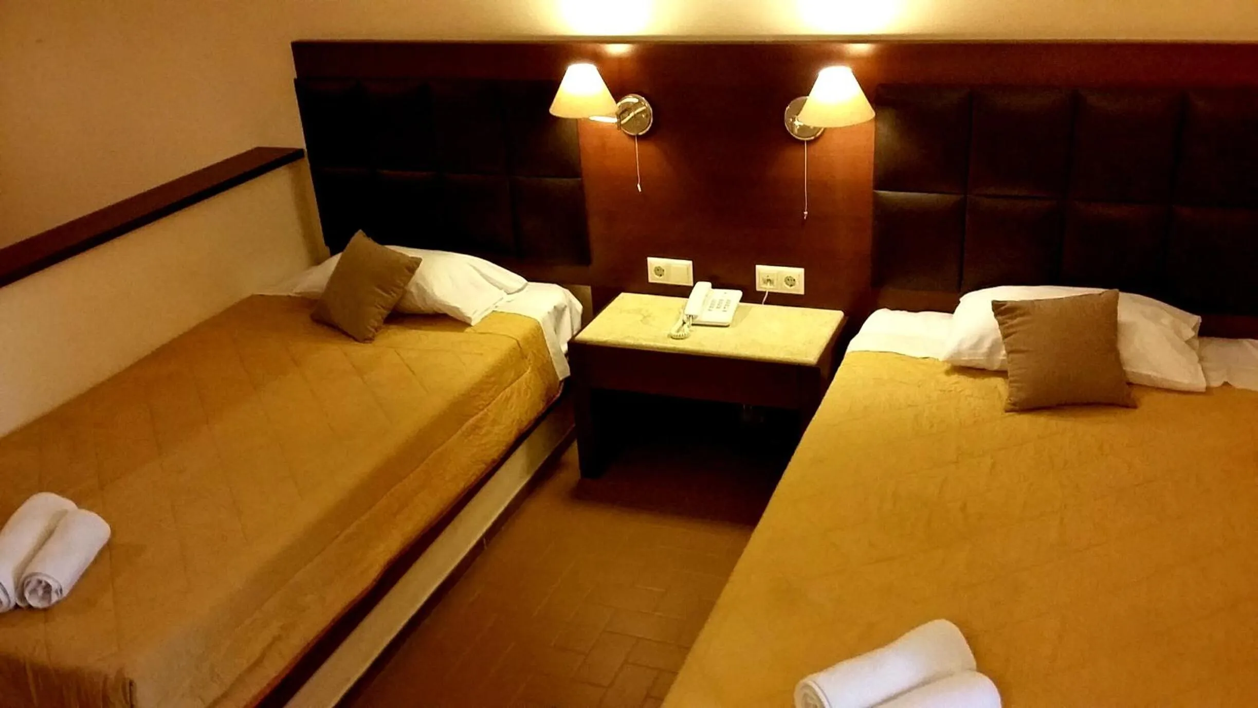 Bed in Belvedere Aeolis Hotel