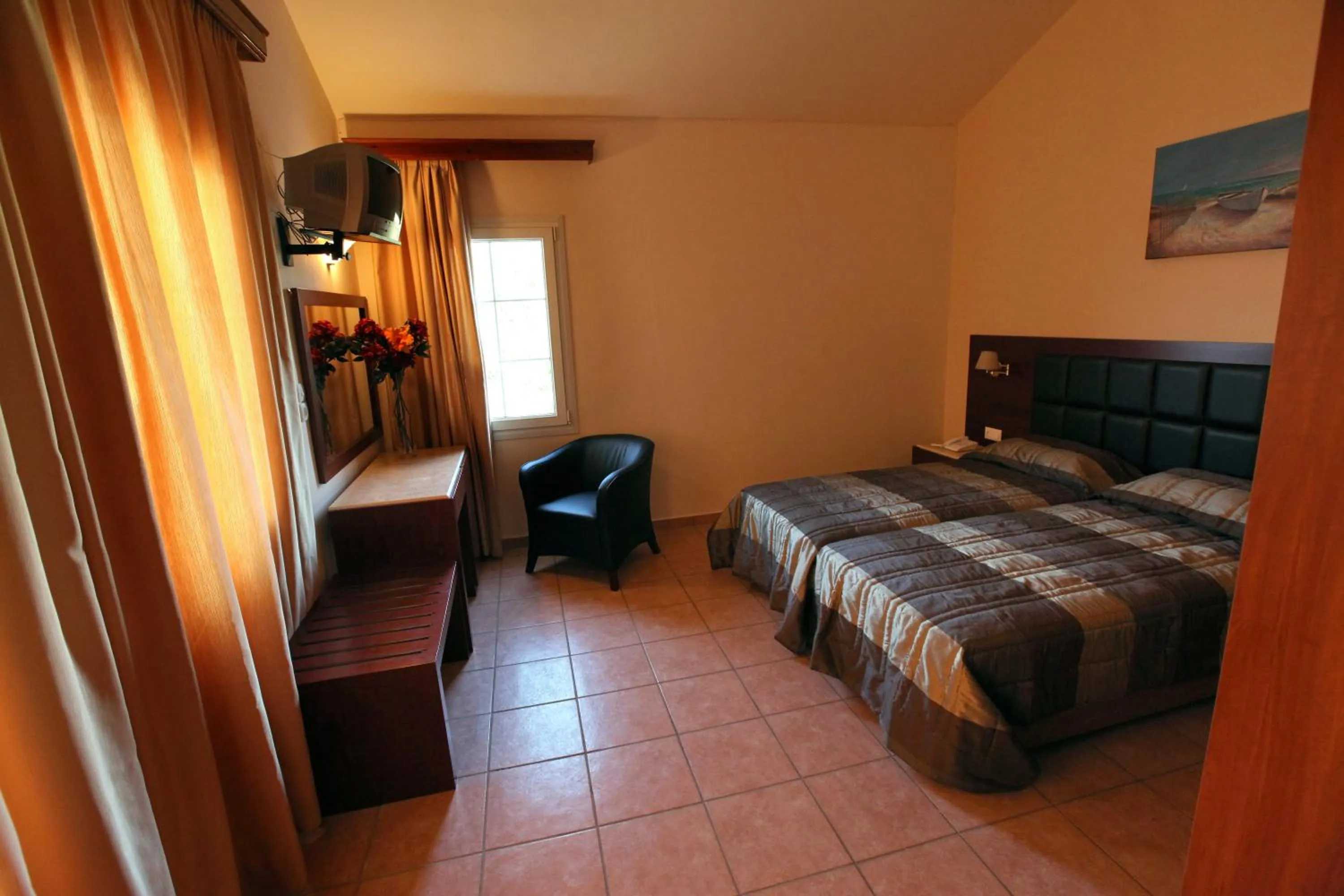 Bedroom, Bed in Belvedere Aeolis Hotel