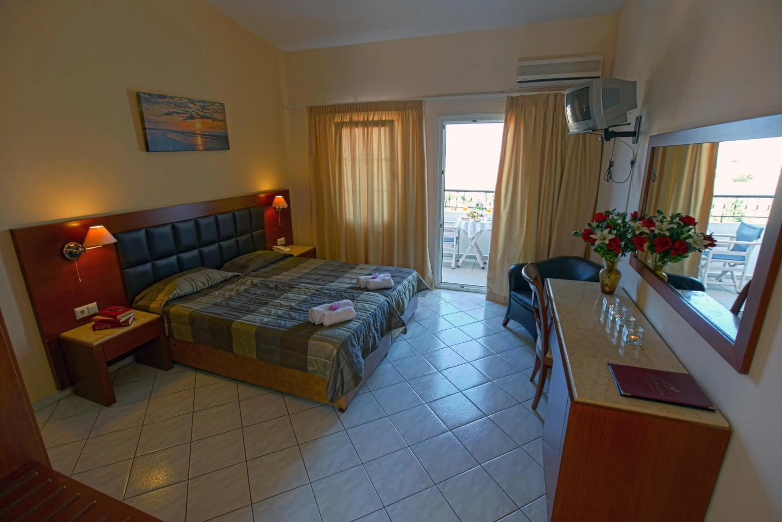 Bedroom, Bed in Belvedere Aeolis Hotel