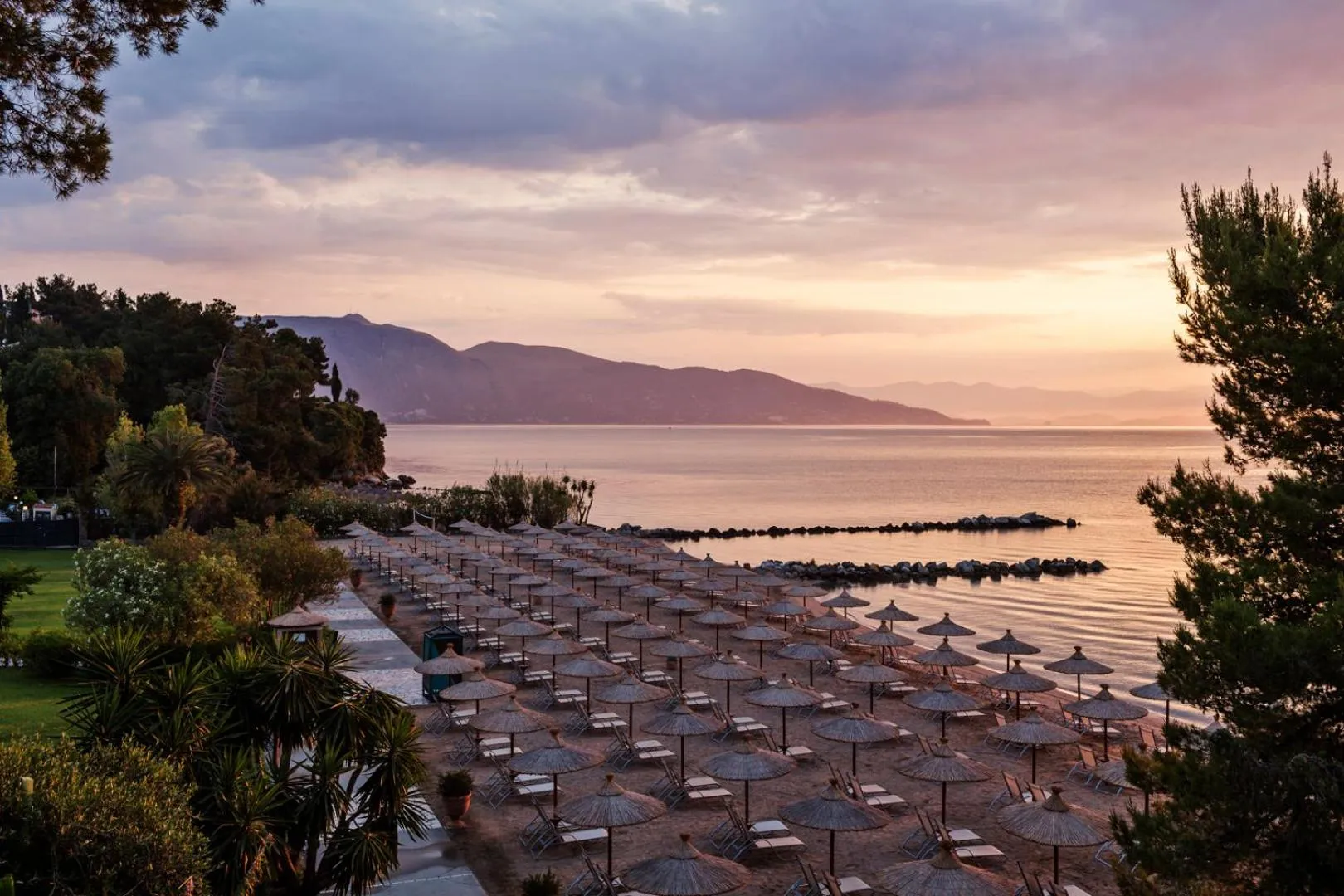 Beach in Kontokali Bay Resort & Spa