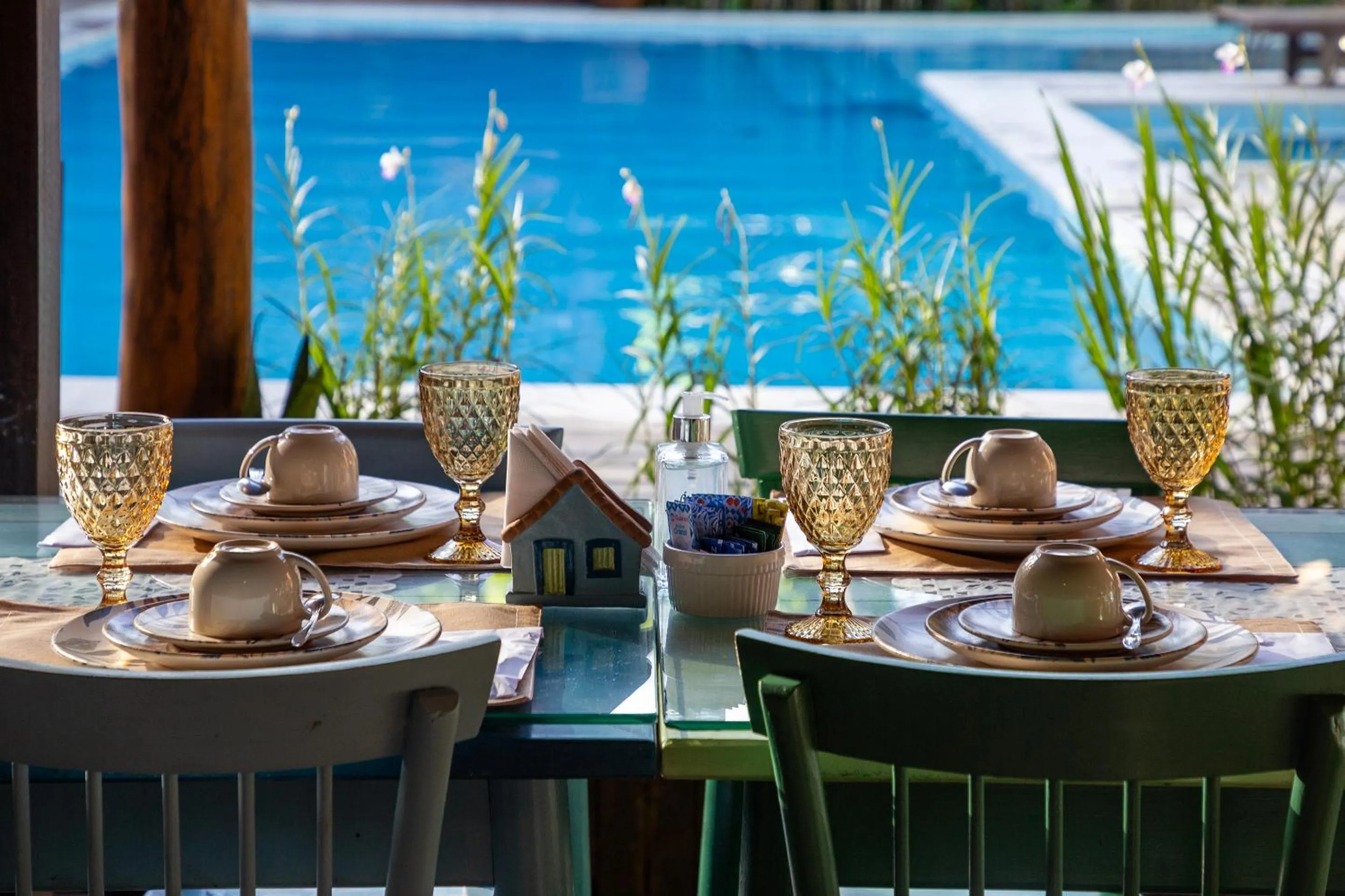 Food and drinks in Pousada Quarto Crescente