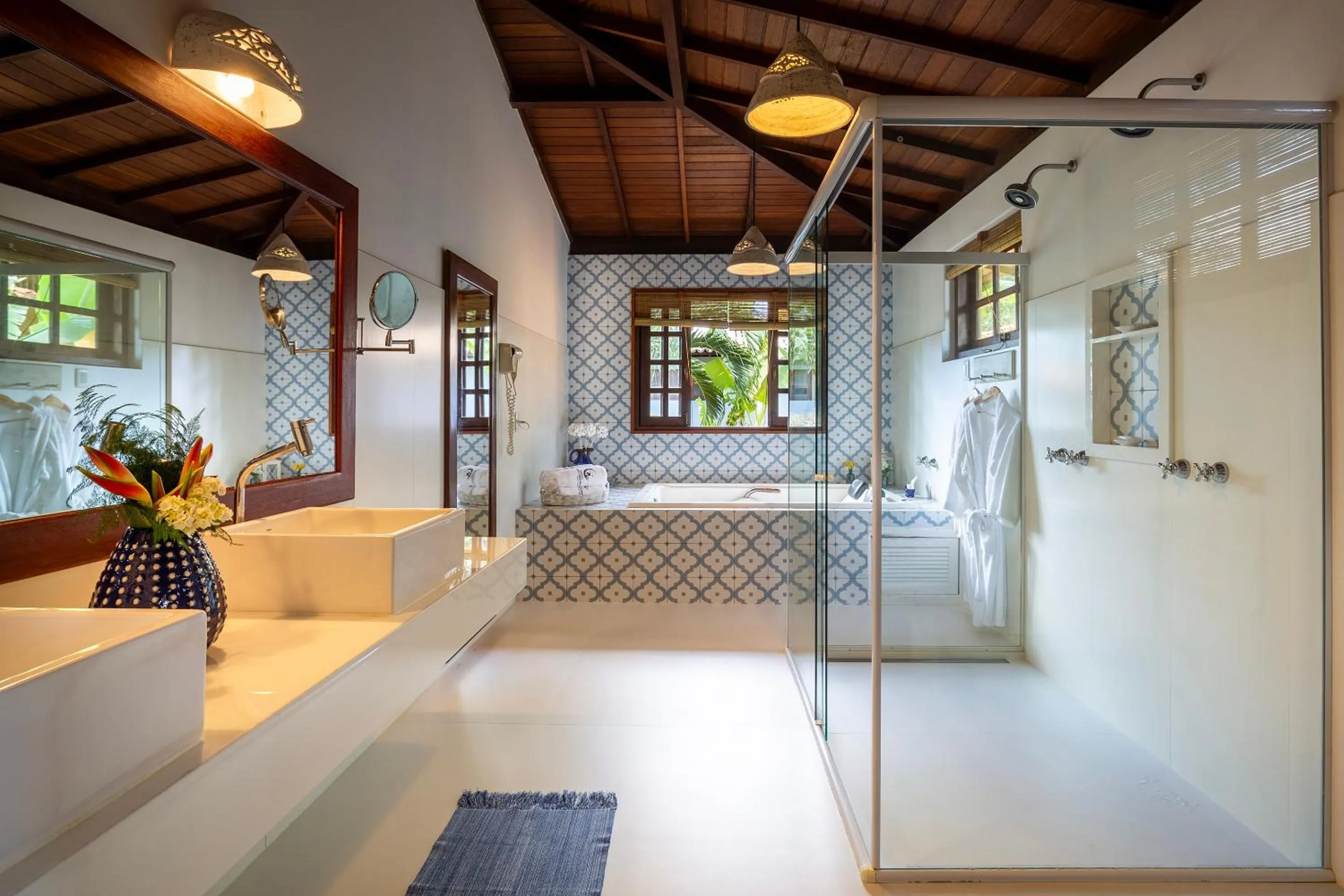 Bathroom in Pousada Quarto Crescente