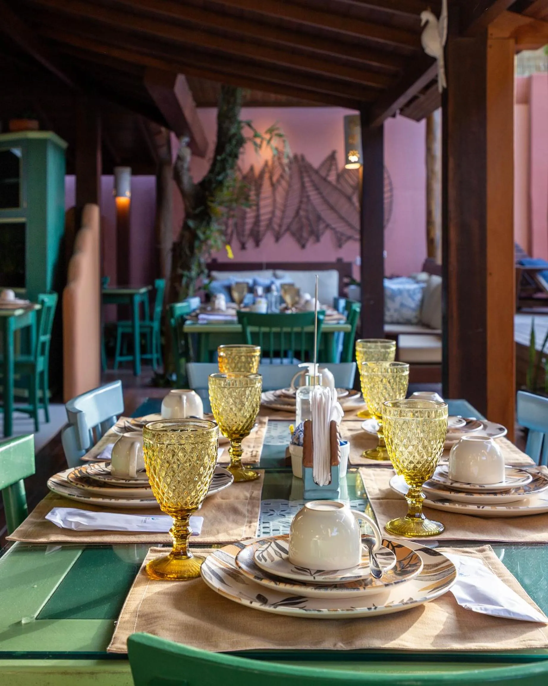 Food and drinks in Pousada Quarto Crescente