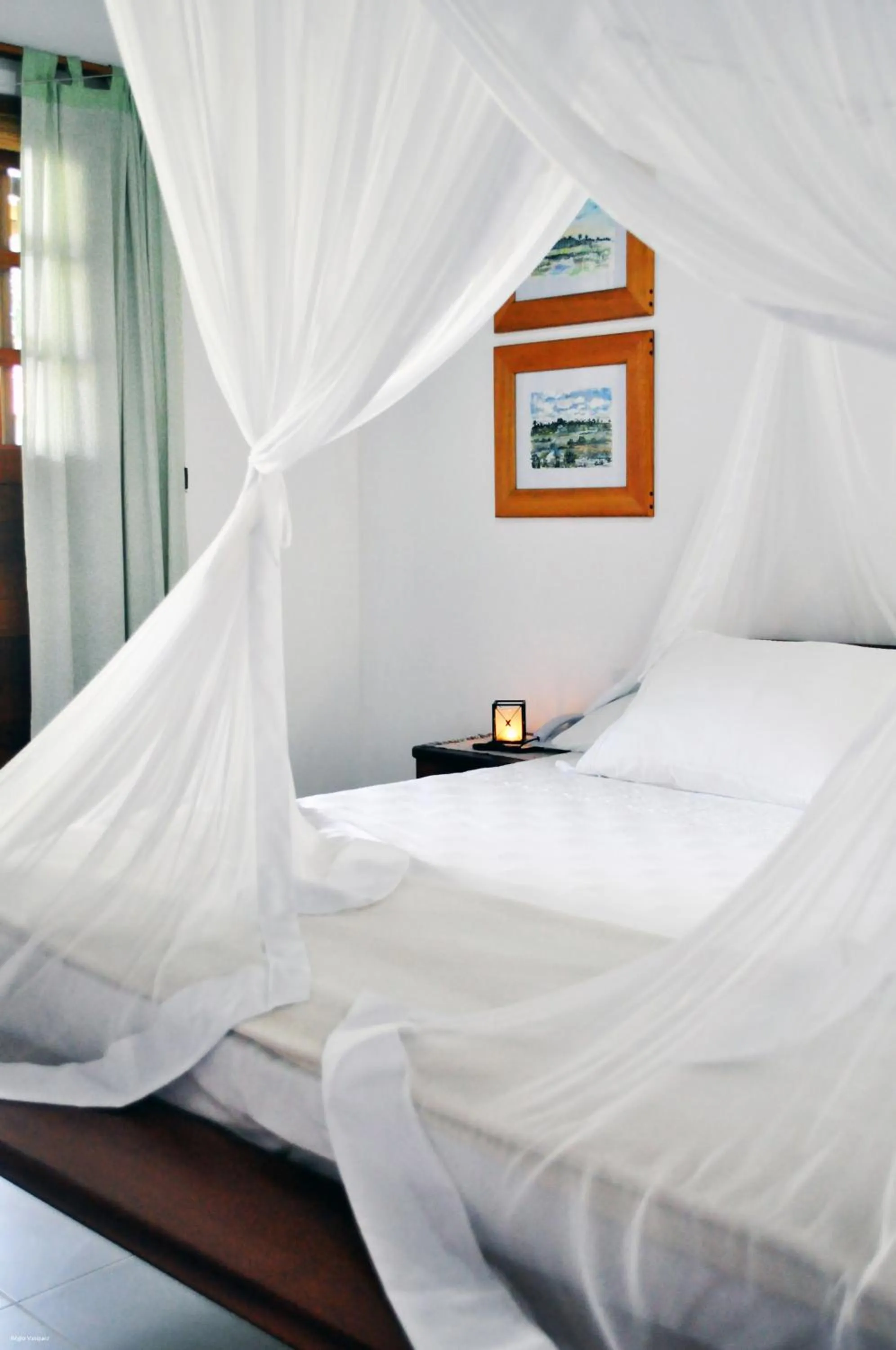 Bed in Pousada Quarto Crescente