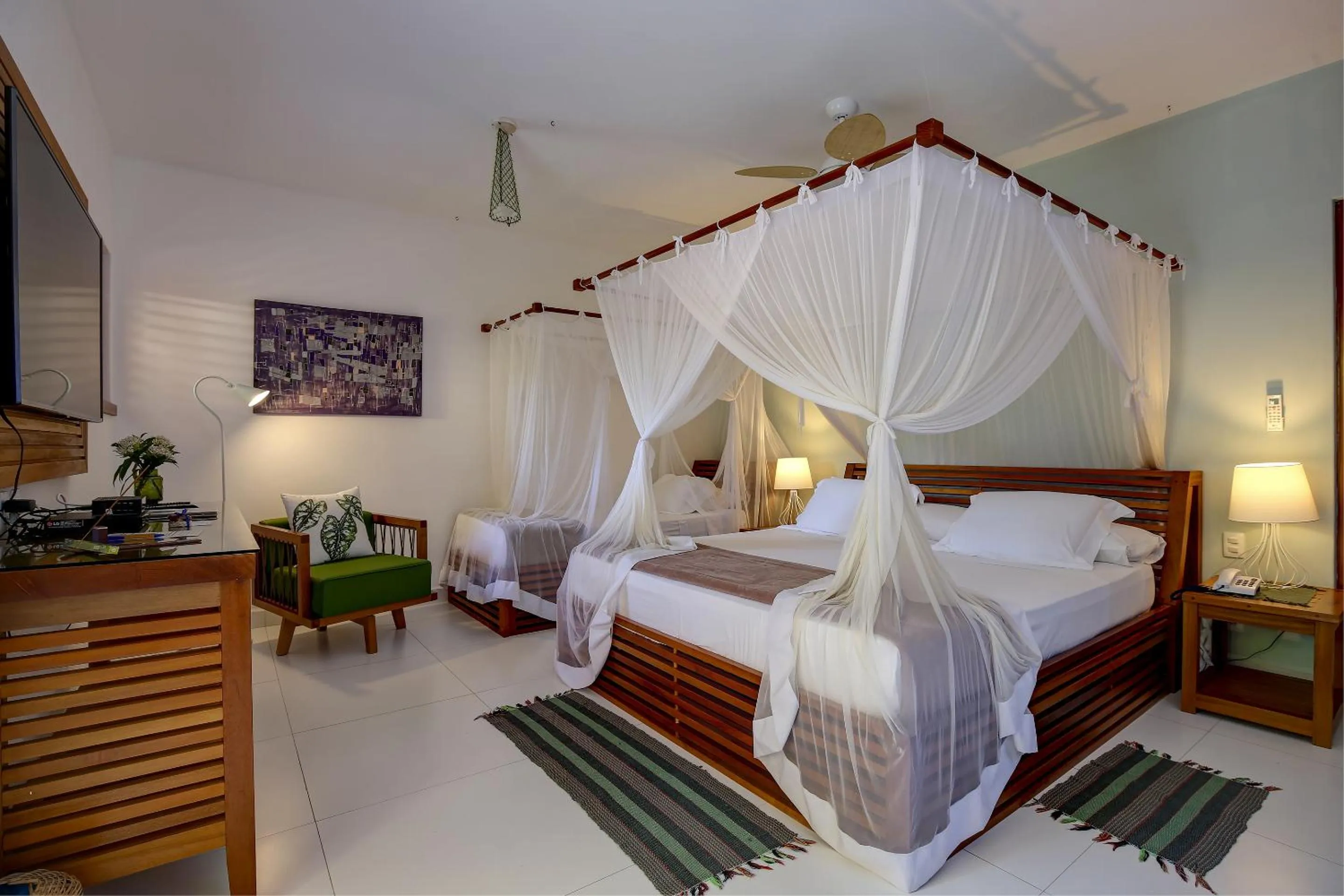 Bedroom, Bed in Pousada Quarto Crescente