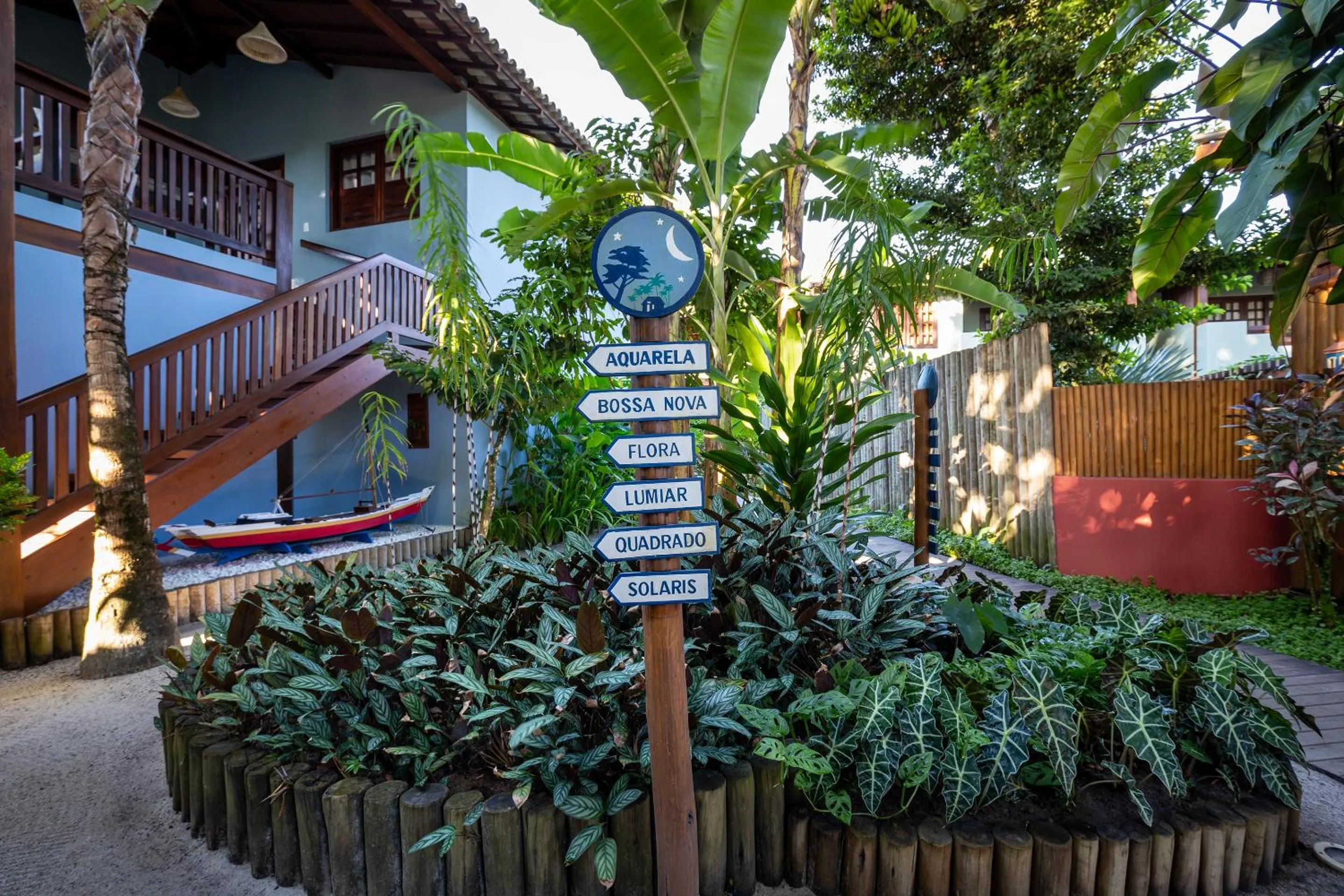 Garden in Pousada Quarto Crescente