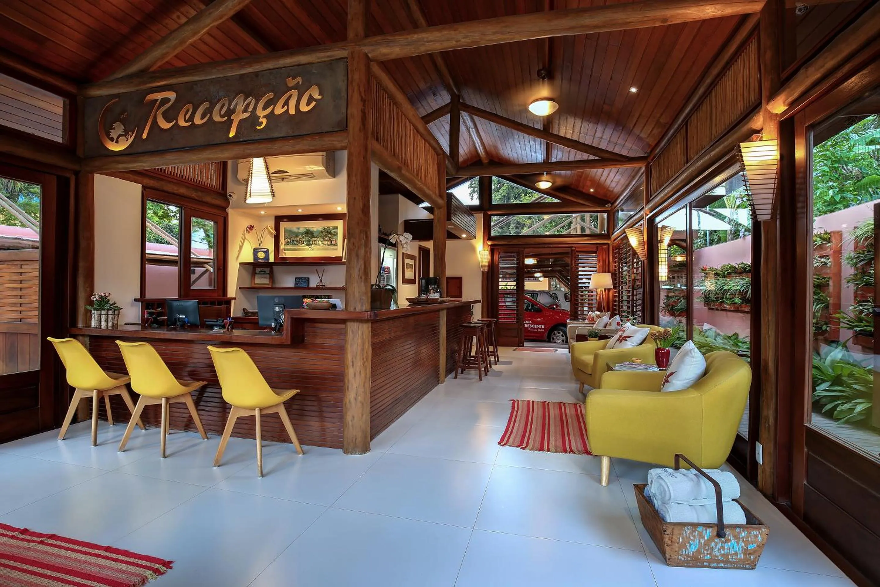 Lobby or reception in Pousada Quarto Crescente