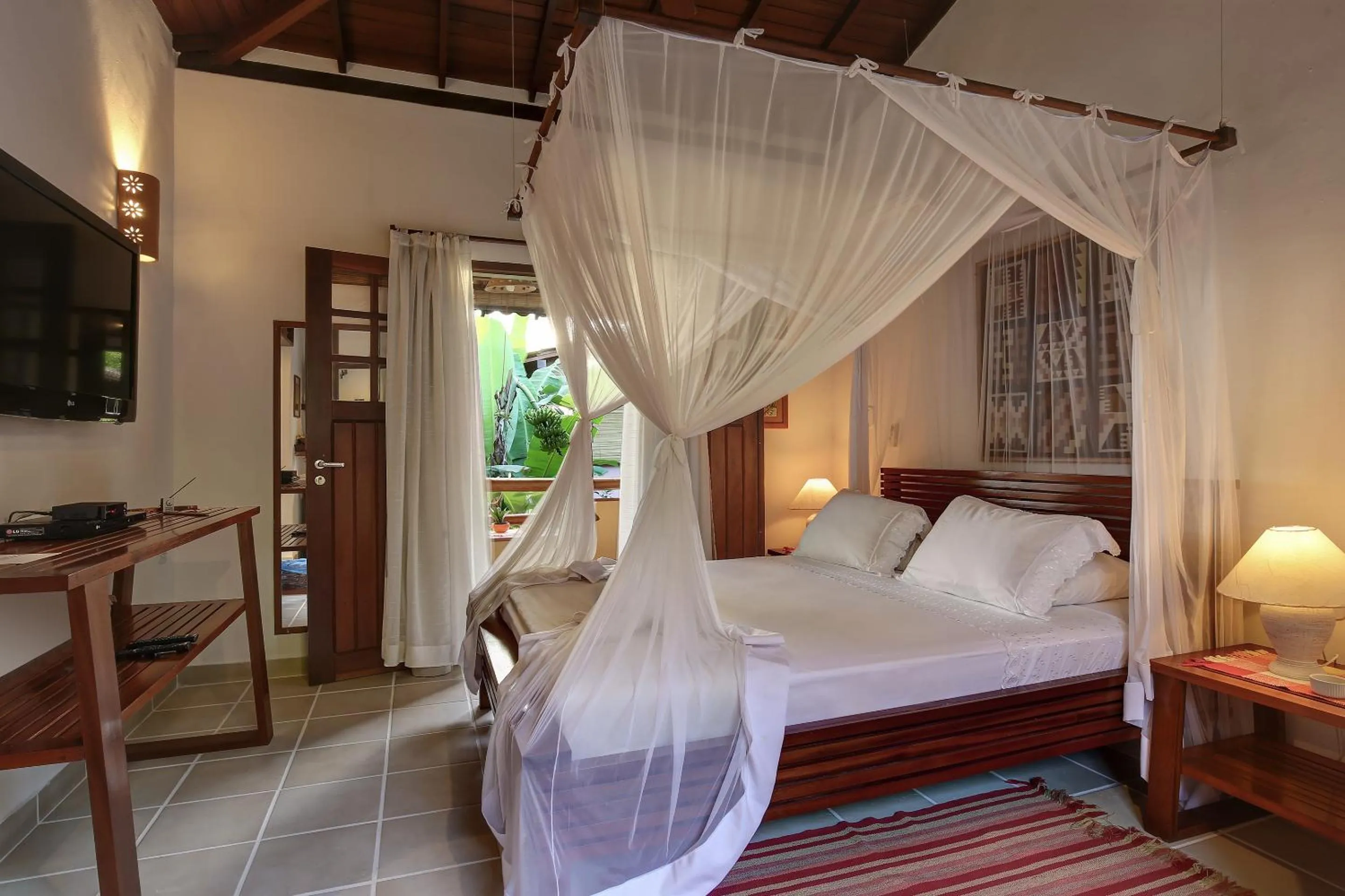 Bed in Pousada Quarto Crescente