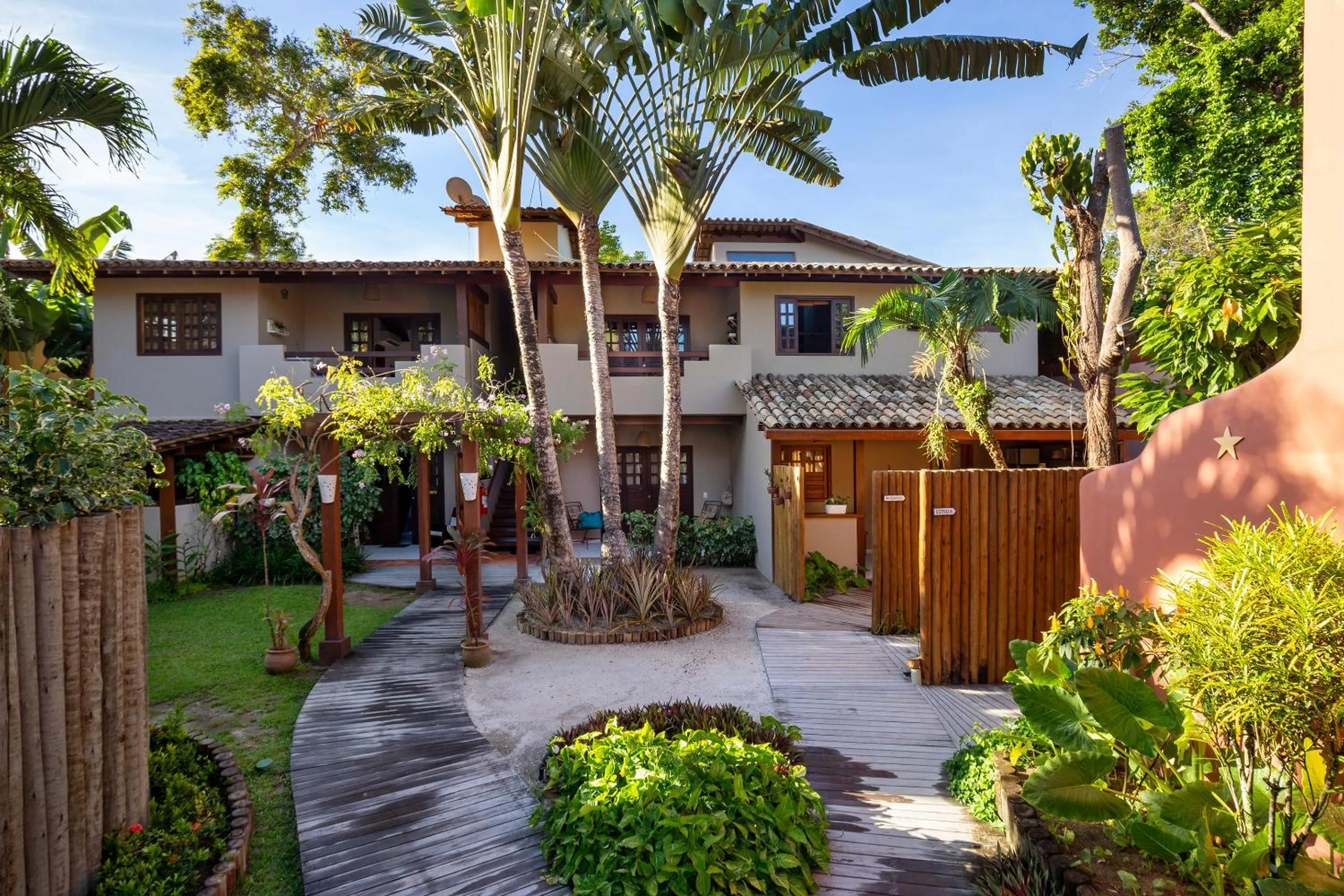 Garden in Pousada Quarto Crescente