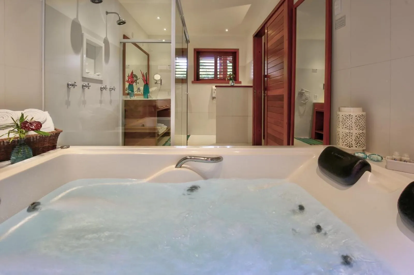 Hot Tub in Pousada Quarto Crescente