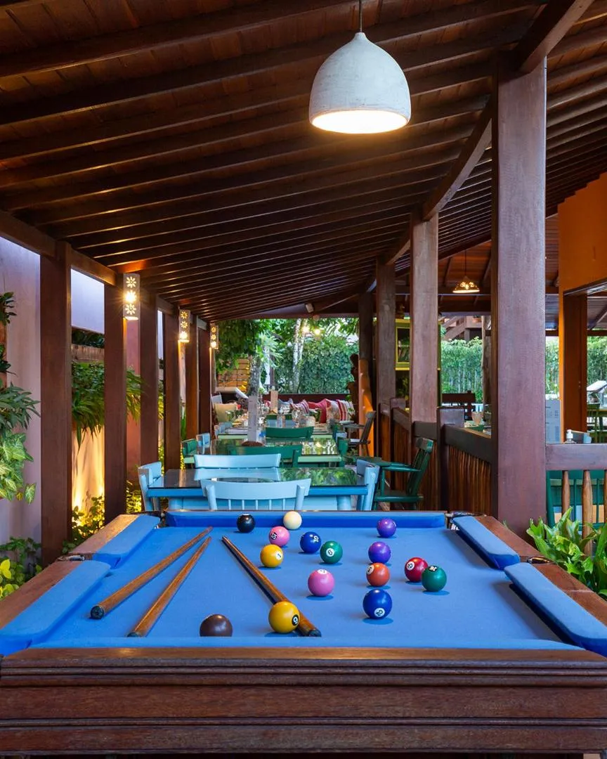 Seating area in Pousada Quarto Crescente