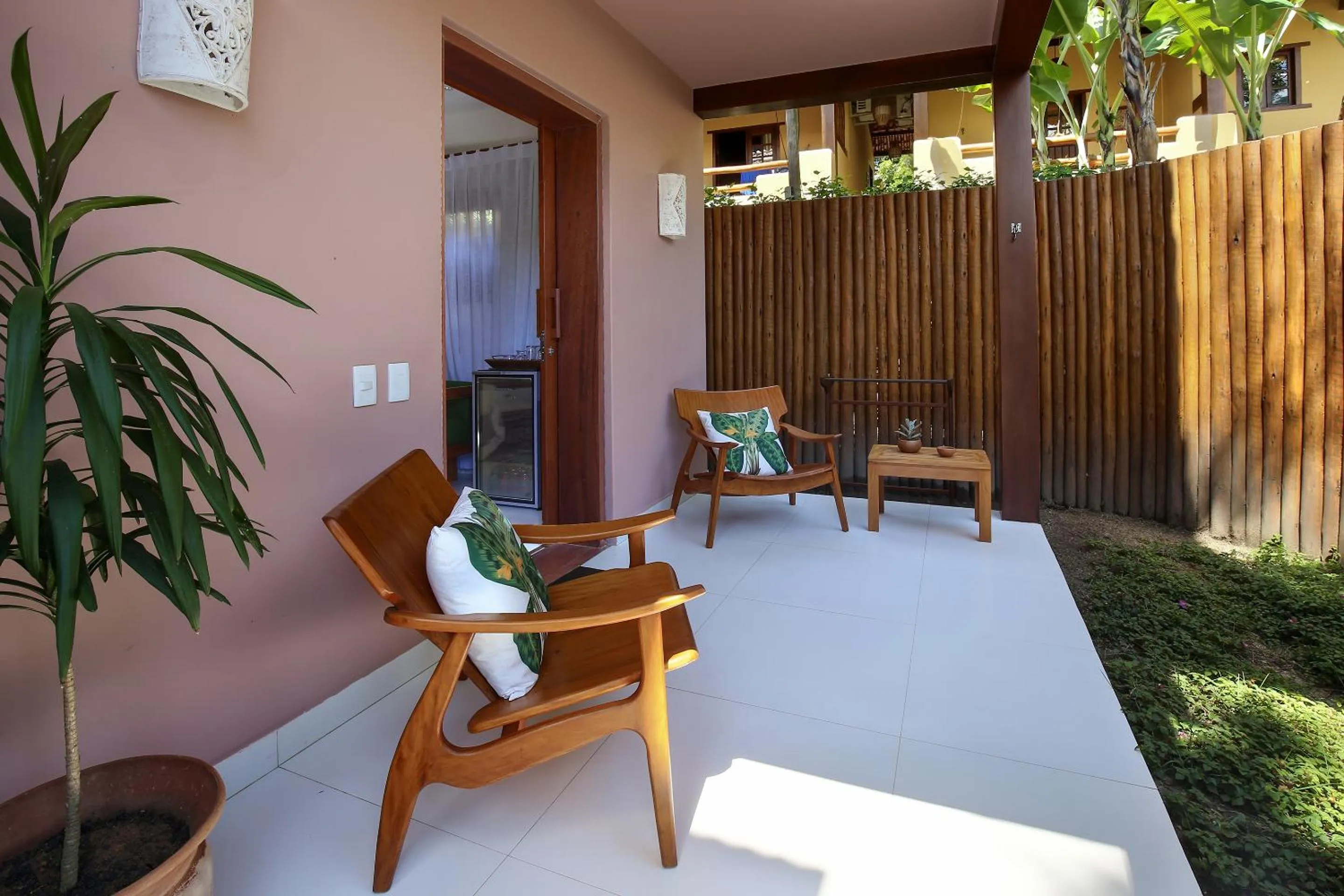 Patio in Pousada Quarto Crescente