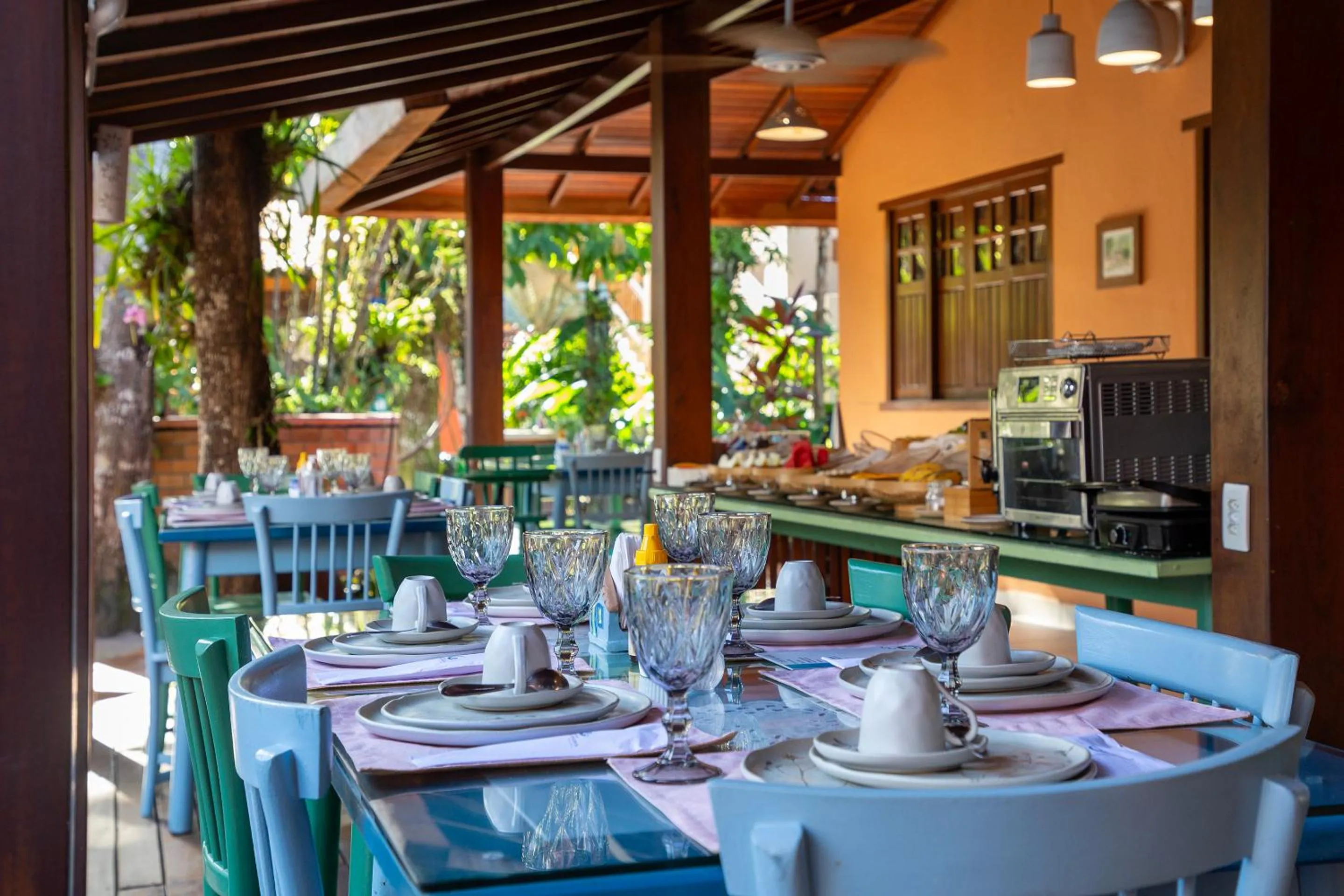 Food and drinks in Pousada Quarto Crescente