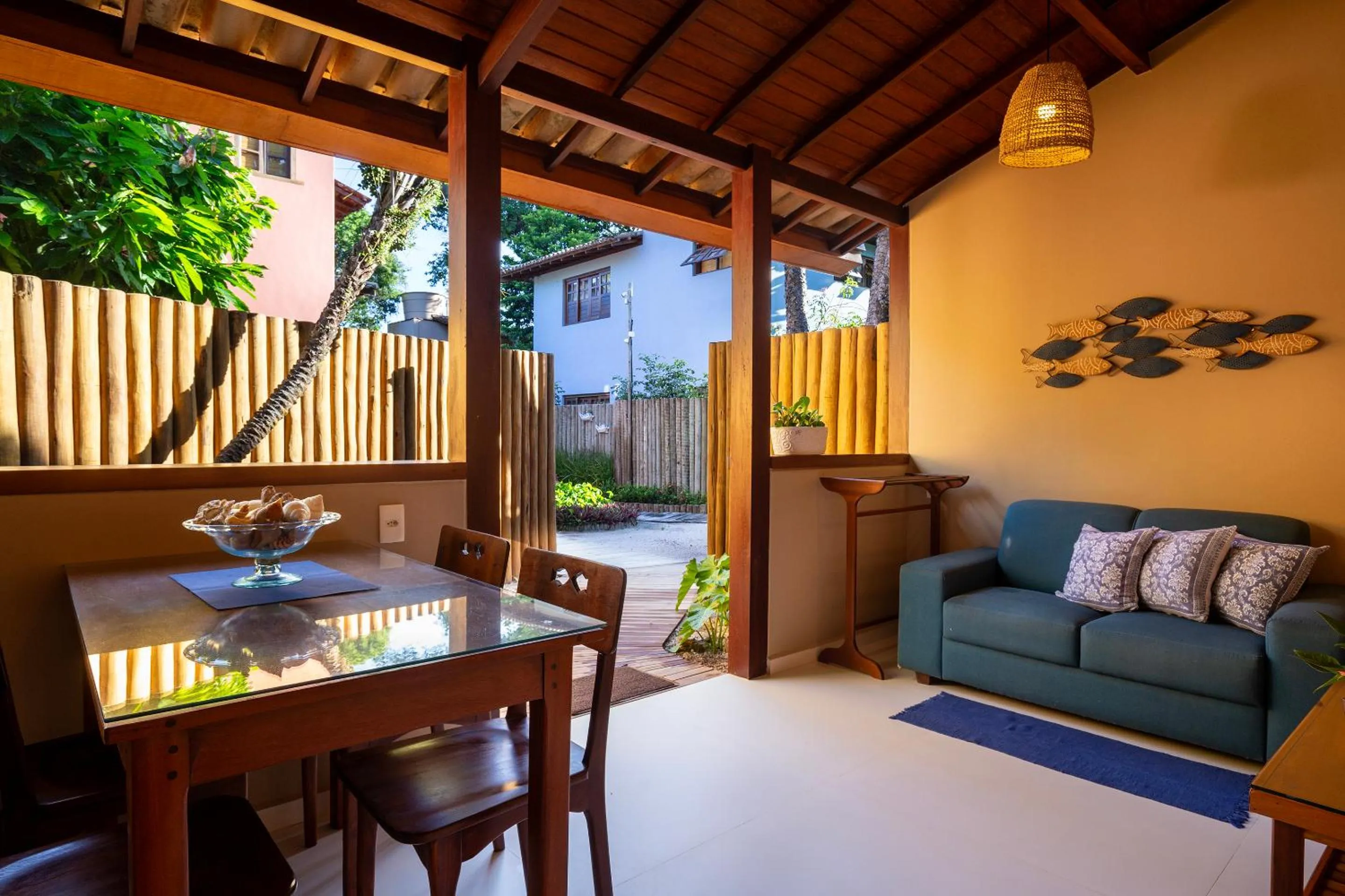 Patio in Pousada Quarto Crescente