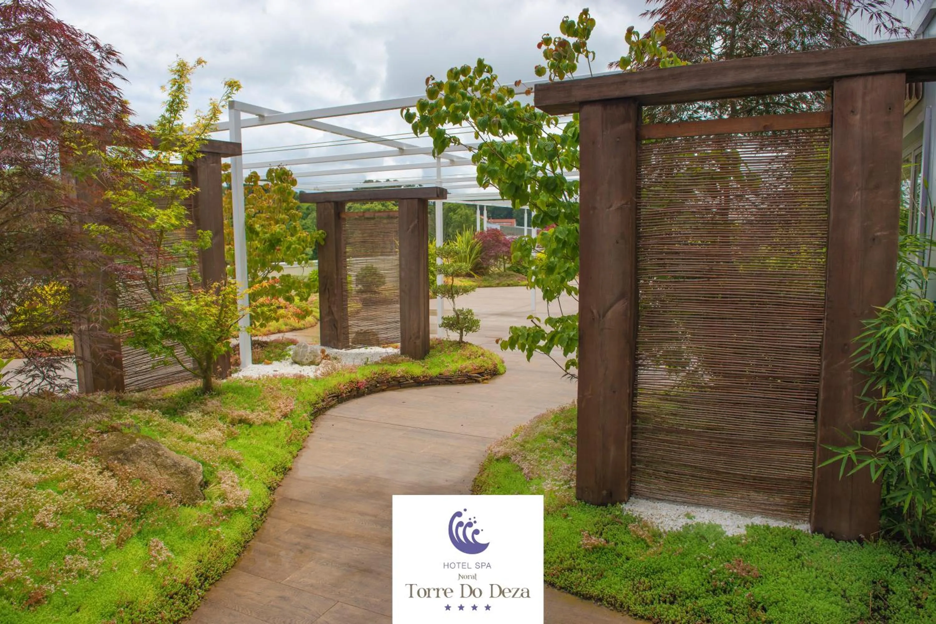 Garden in Hotel Spa Norat Torre Do Deza 4* Superior