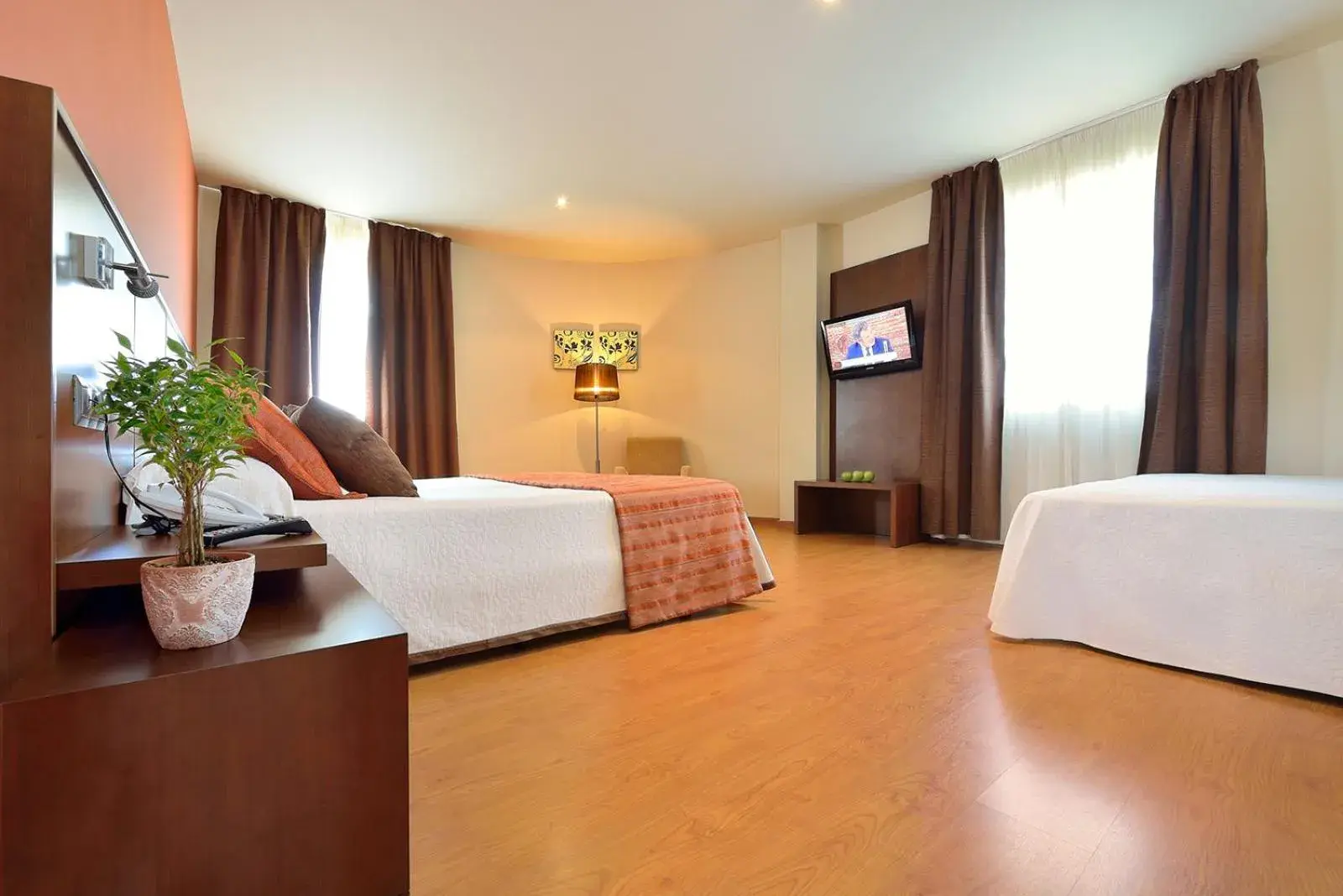 Bedroom, Bed in Hotel Spa Norat Torre Do Deza 4* Superior Bedroom, Bed in Hotel Spa Norat Torre Do Deza 4* Superior