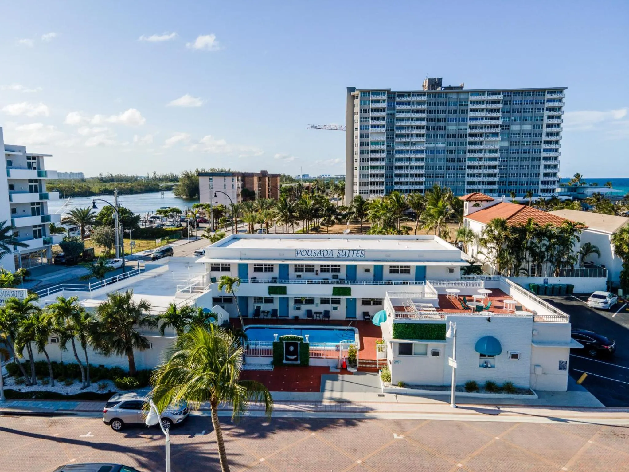 Bird's eye view in Pousada suites