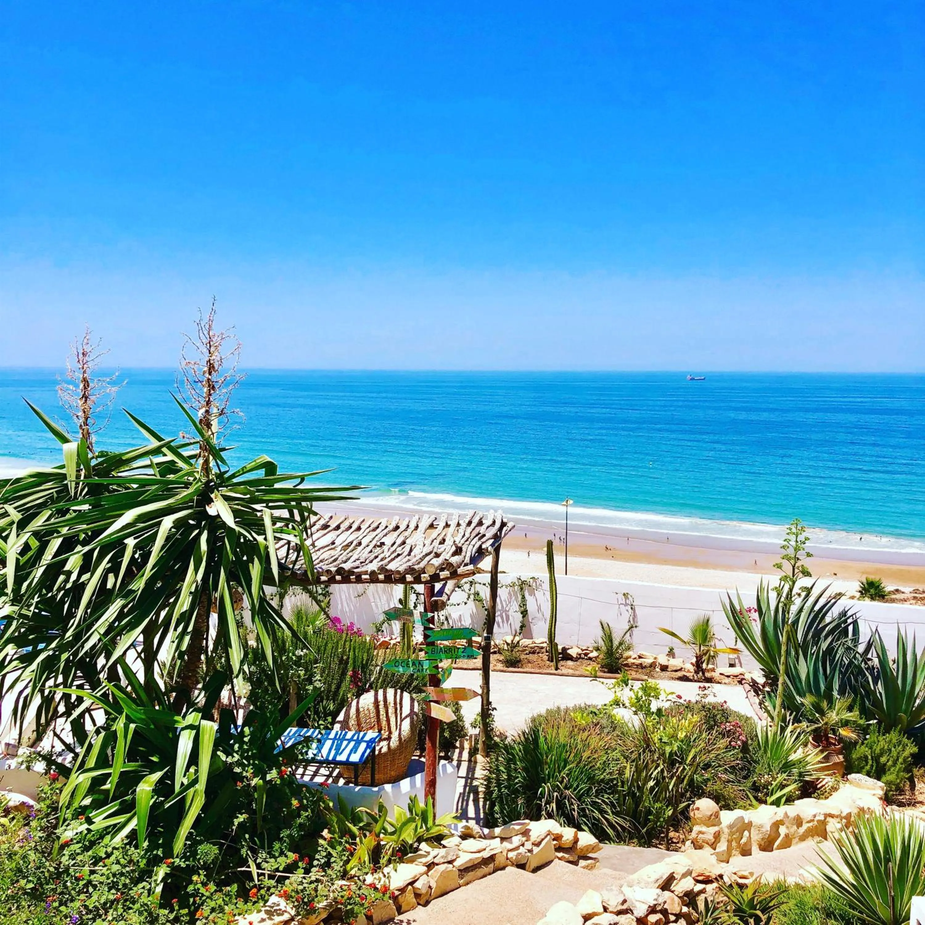 Garden in Villa Jardin De l'Ocean