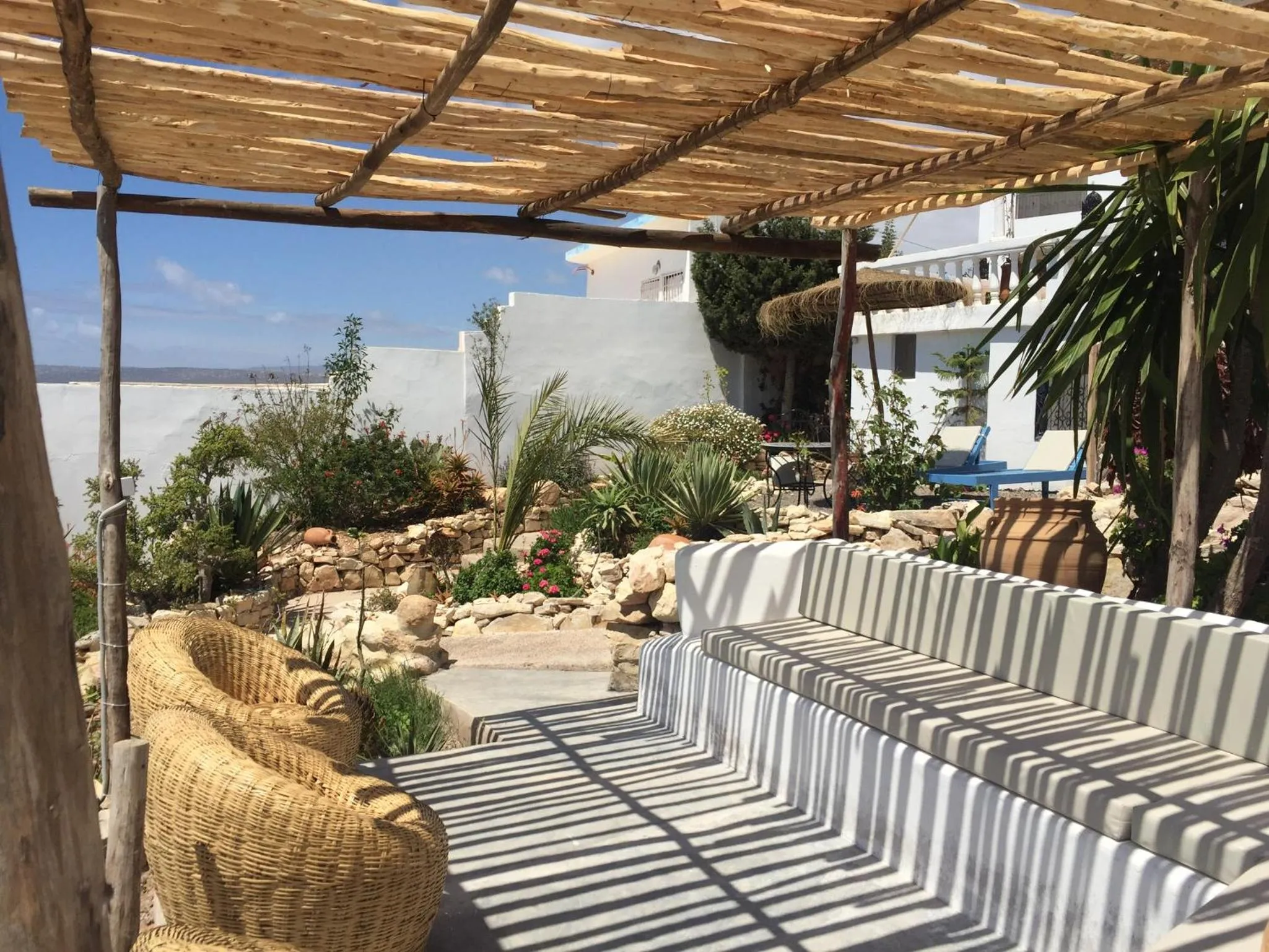Balcony/Terrace in Villa Jardin De l'Ocean