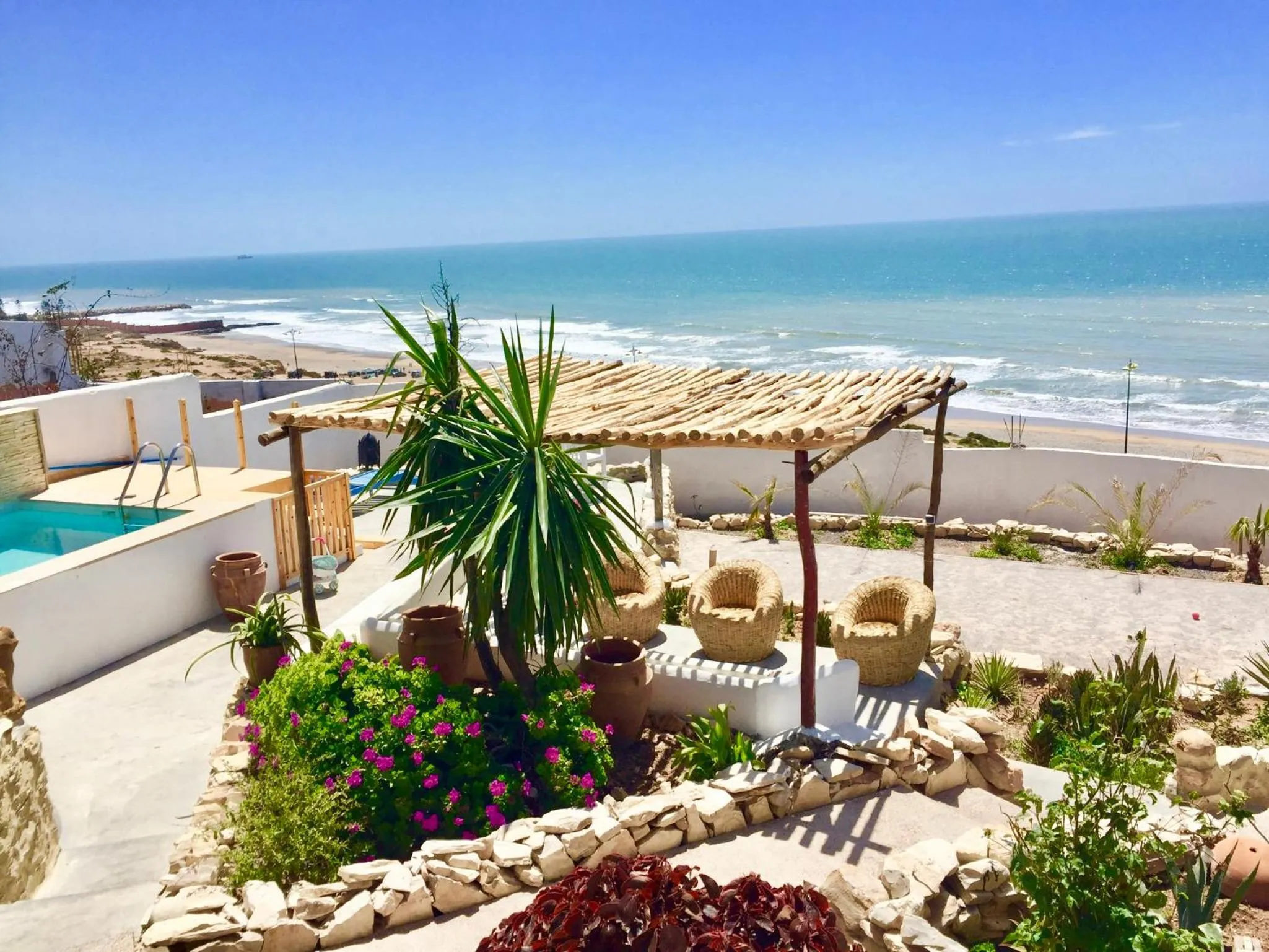 Patio in Villa Jardin De l'Ocean